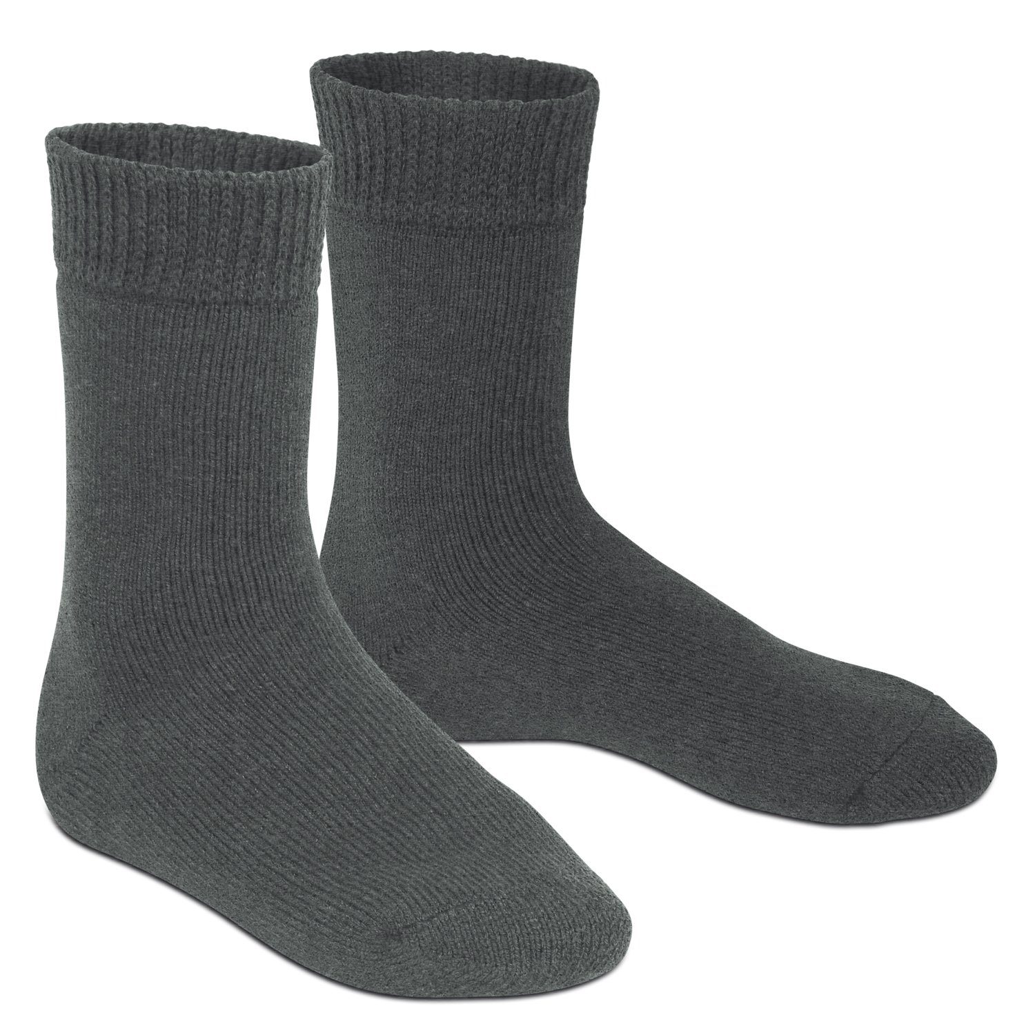 (1 Thermo warm Footstar Paar) Damen & Anthrazit Herren Socken extra Thermosocken