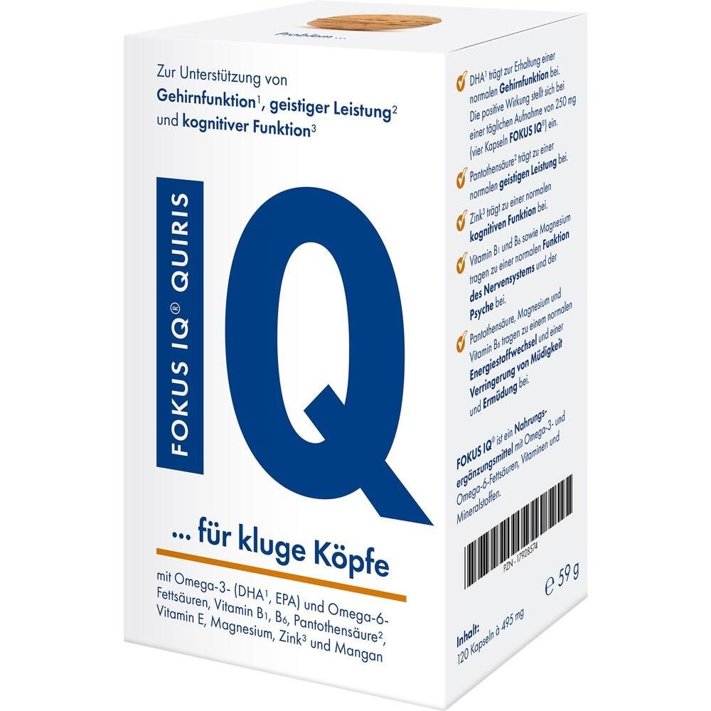 Quiris Healthcare GmbH & Co. KG FOKUS IQ QUIRIS Weichkapseln Weichkapseln, 120 St.
