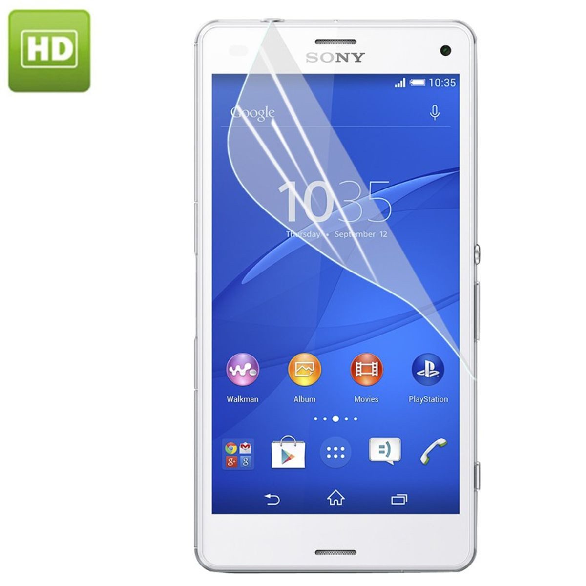 König Design Handyhülle Sony Xperia Z3 Compact, Sony Xperia Z3 Compact Schutzfolie Displayschutz