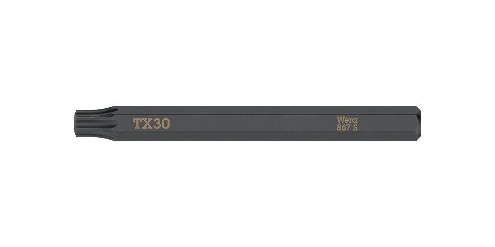 Wera Bit-Set Bit 867 S 1/4 x 70 mm TORX TORX 30 mm 70 ″ 30 Länge