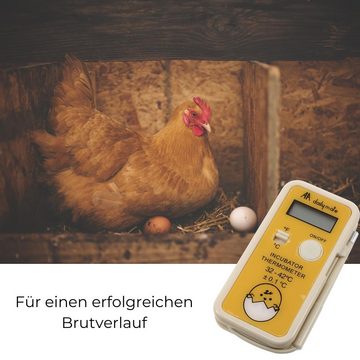GarPet Nistkasten GarPet Digitales Brutthermometer Hühner Geflügel Thermometer
