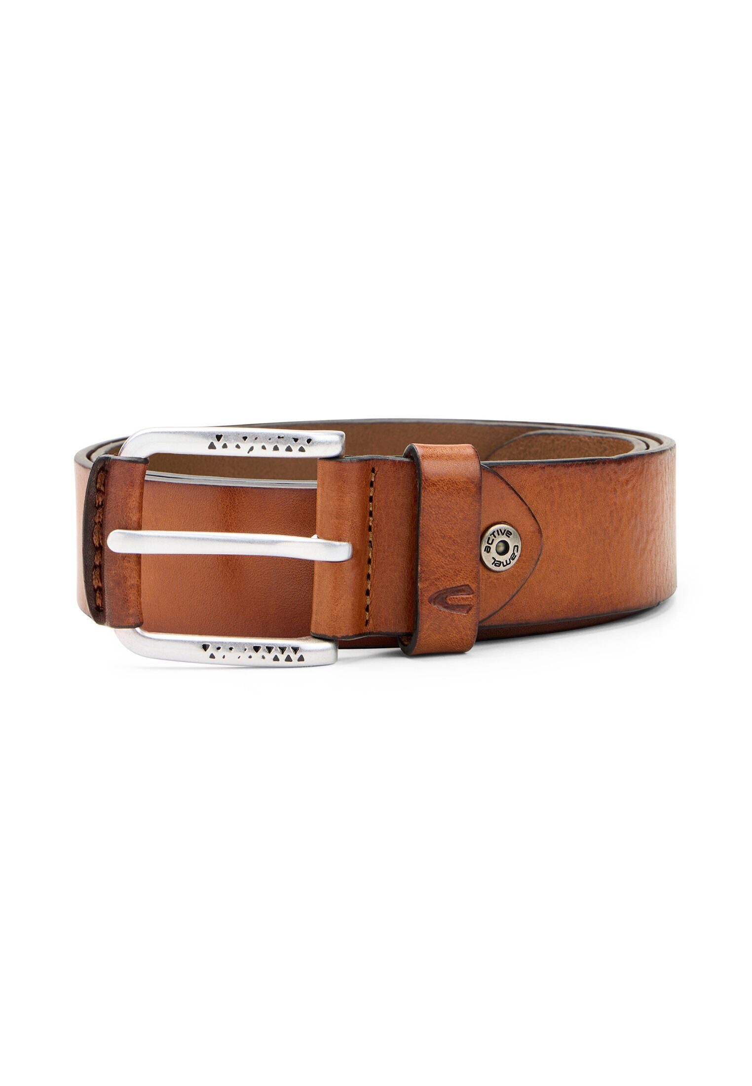 camel active Ledergürtel mit verstellbaren Details aus Leder