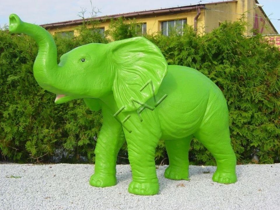 JVmoebel Skulptur Design Elefant Figur Statue Skulptur Figuren Skulpturen Dekoration Deko C488z