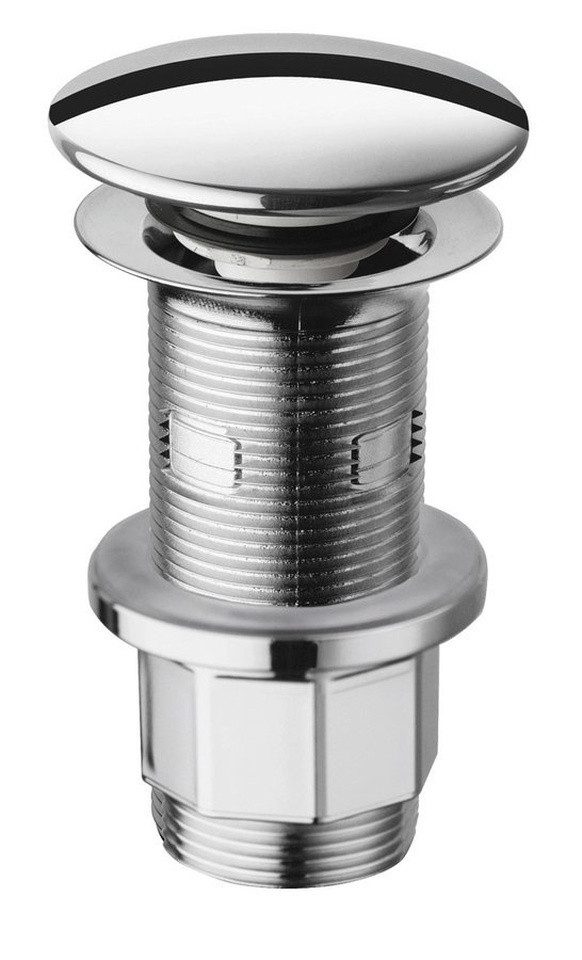 Silfra Ablaufgarnitur Ablaufgarnitur 5/4“, klick-klack, großer Stopfen, 10-80mm, ABS / Chrom Silfra-WA43451