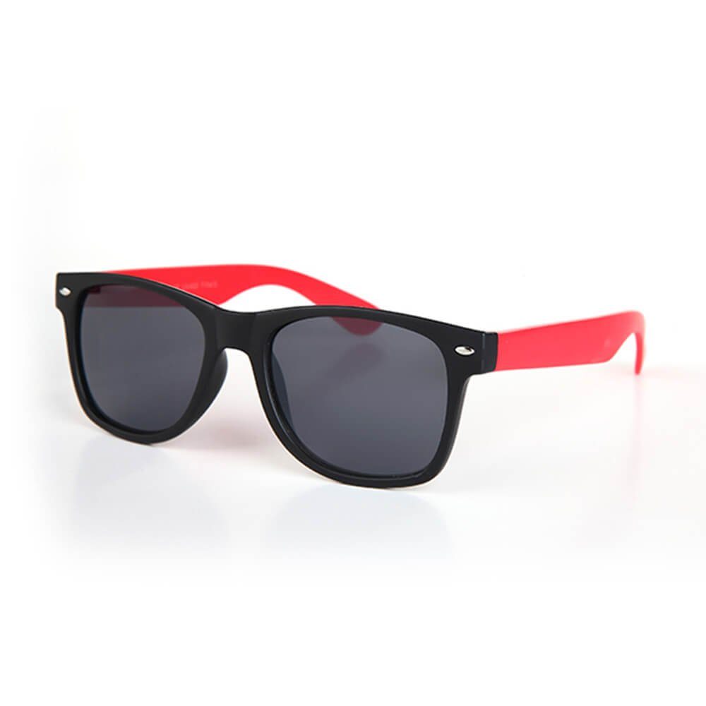 Damen Goodman im Verarbeitung Retrosonnenbrille Style Sonnenbrille hochwertige Retro Herren und Rot Design