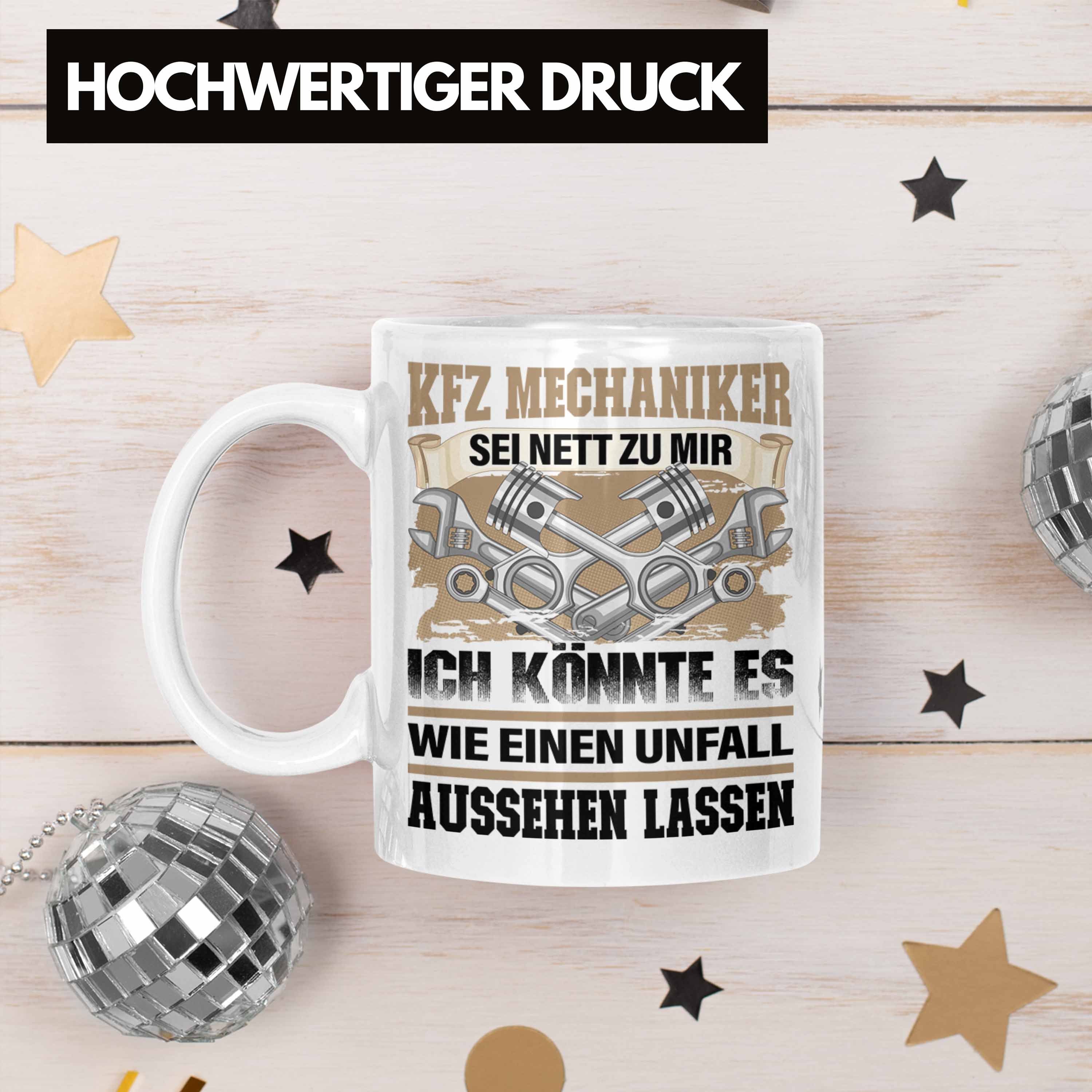 Lustig Tasse Tasse Trendation Ich Männer KFZ Kö - Trendation Weiss Mechaniker Geschenk Spruch