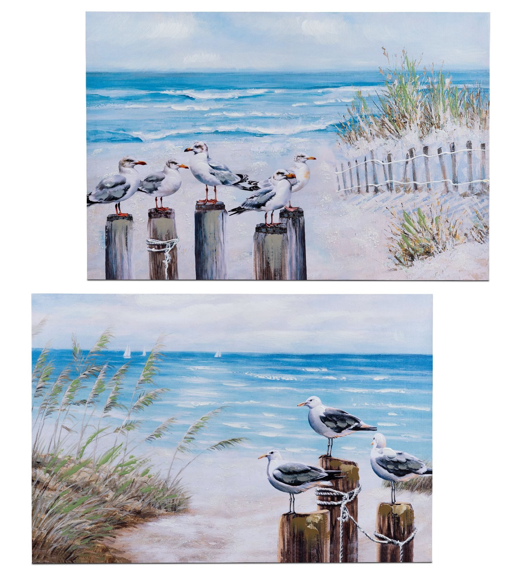 formano Wanddekoobjekt, Farbe: Mehrfarbig, Motiv: Strand