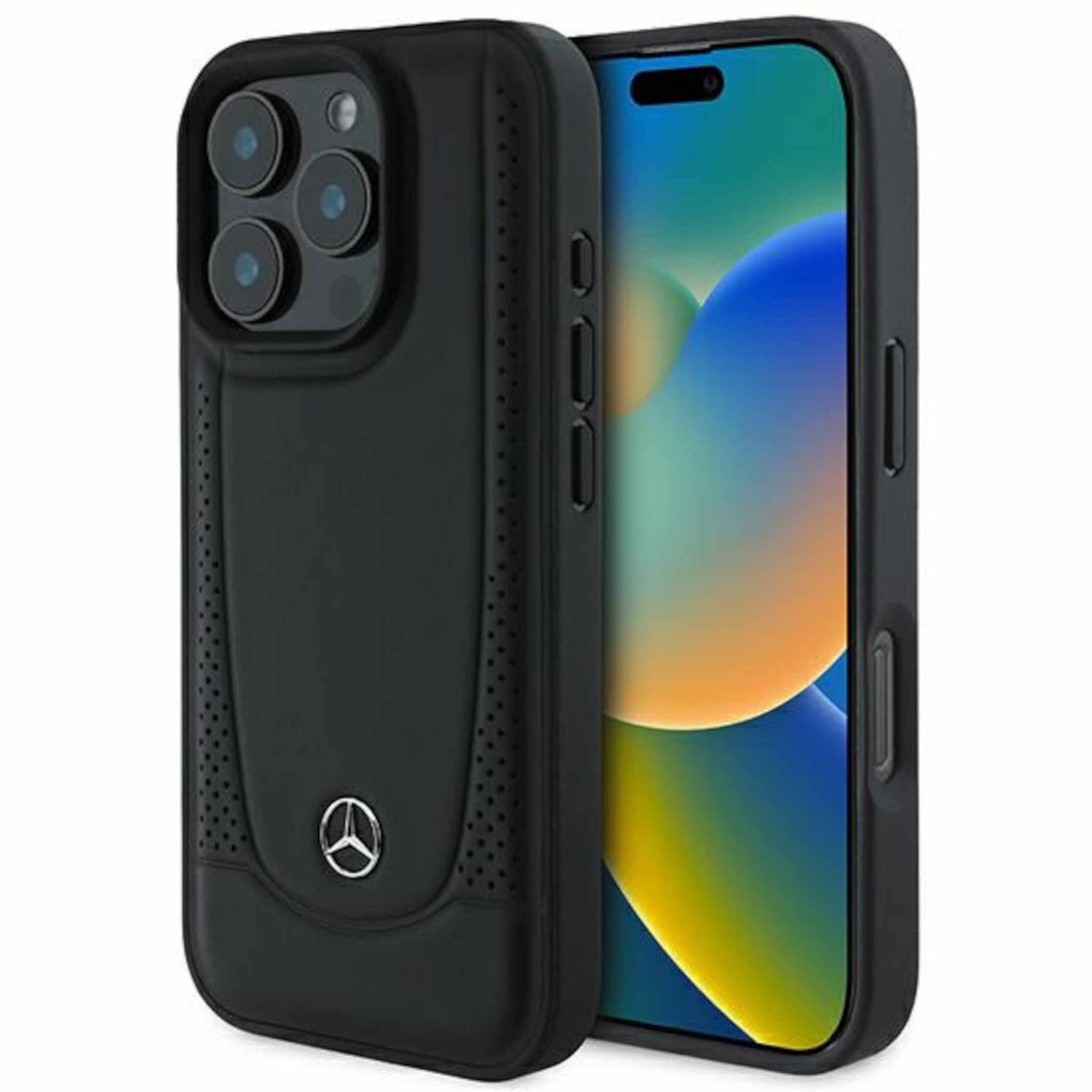 Mercedes Smartphone-Hülle Mercedes Apple iPhone 16 Pro Max Hardcase Hülle Urban Schwarz