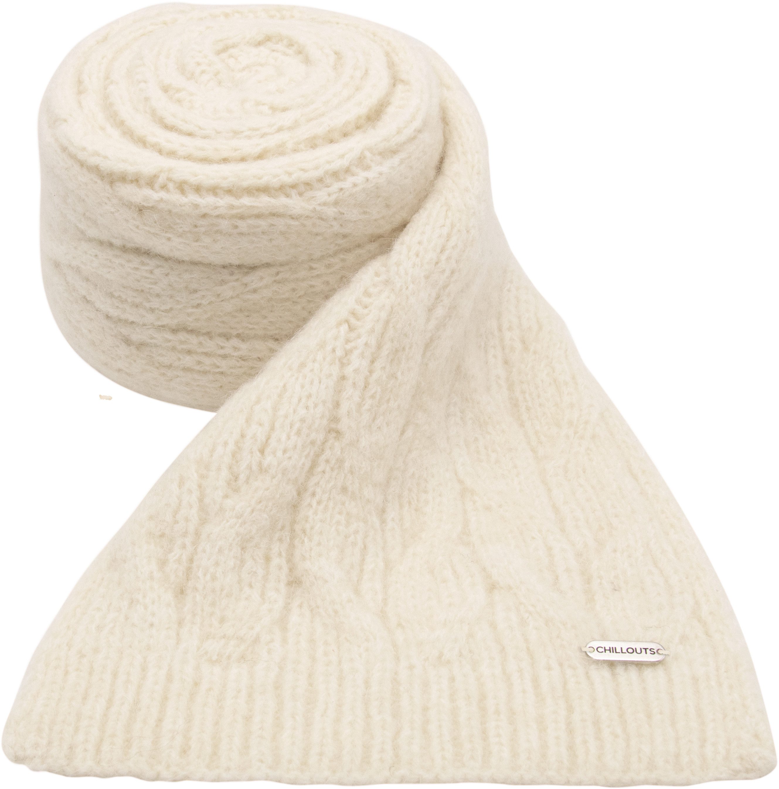 chillouts Strickschal Giralda Scarf, mit eleganter Struktur & angenehmer Länge