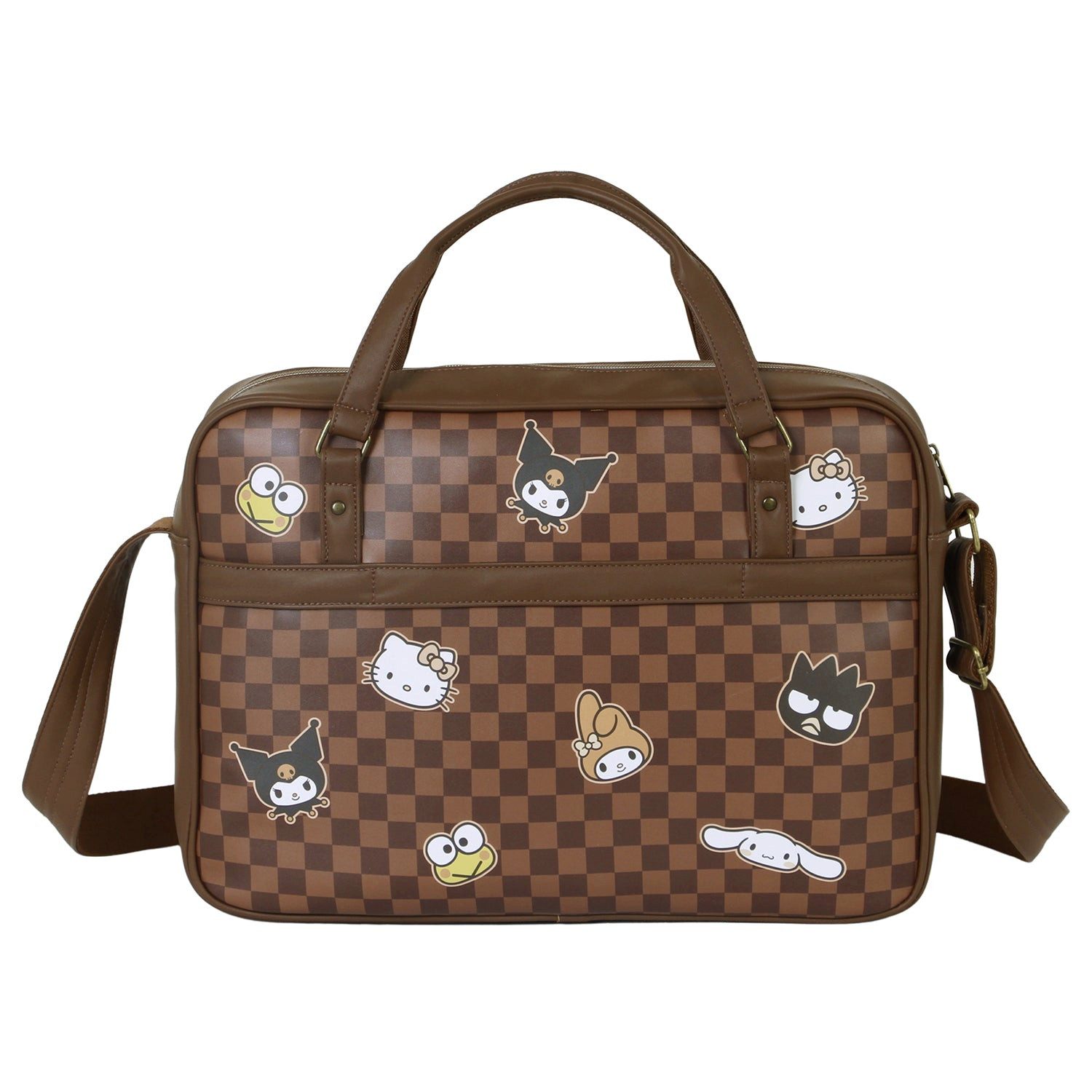 Karactermania Laptoptasche Sanrio Hello Kitty Computertasche Umhängetasche Squares, Gepolstertes Fach mit Klettverschluss