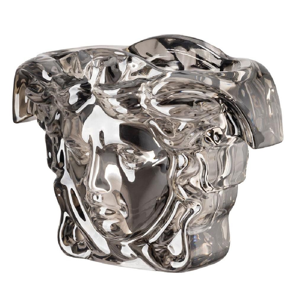 Versace Dekovase by Rosenthal Vase Medusa Grande Schwarzes Glas (19cm)