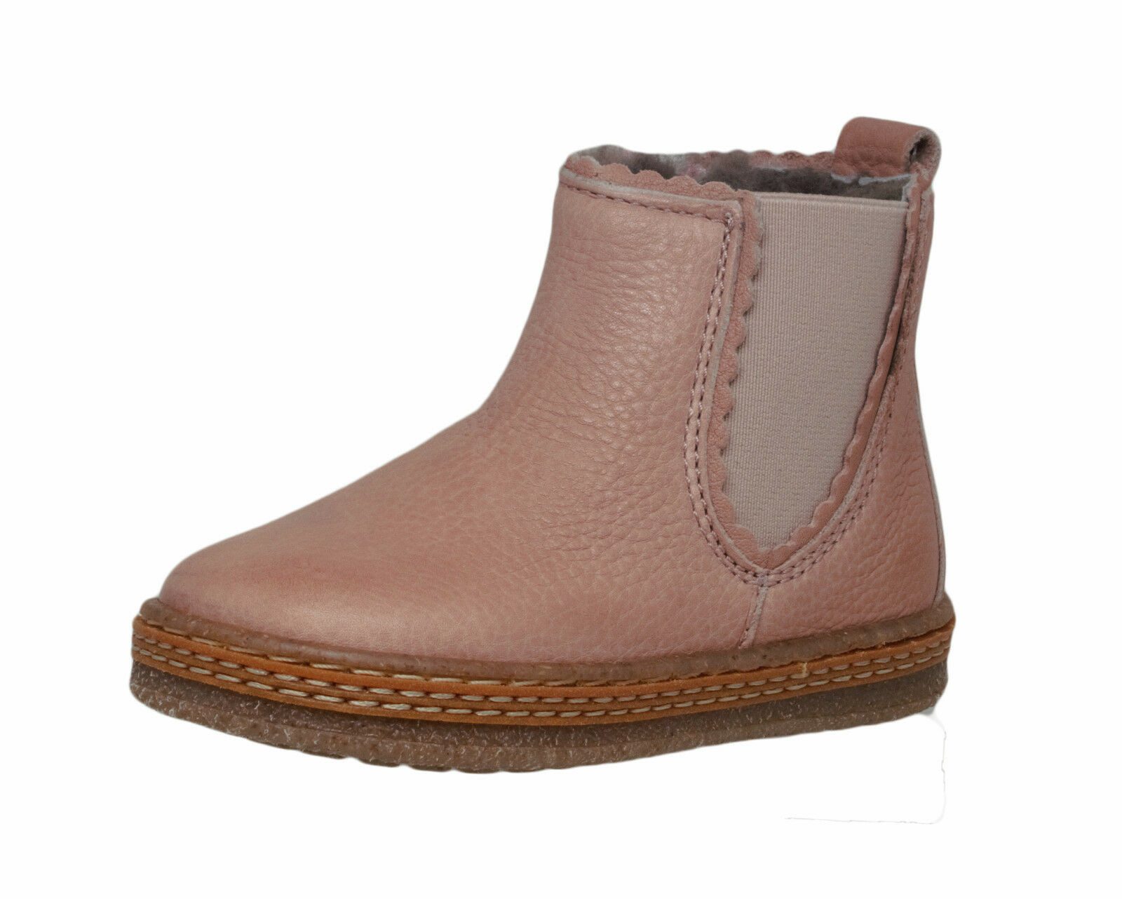 Bisgaard Bisgaard Mädchen Stiefletten mit Lammfell 21254 rosa Klett Stiefelette