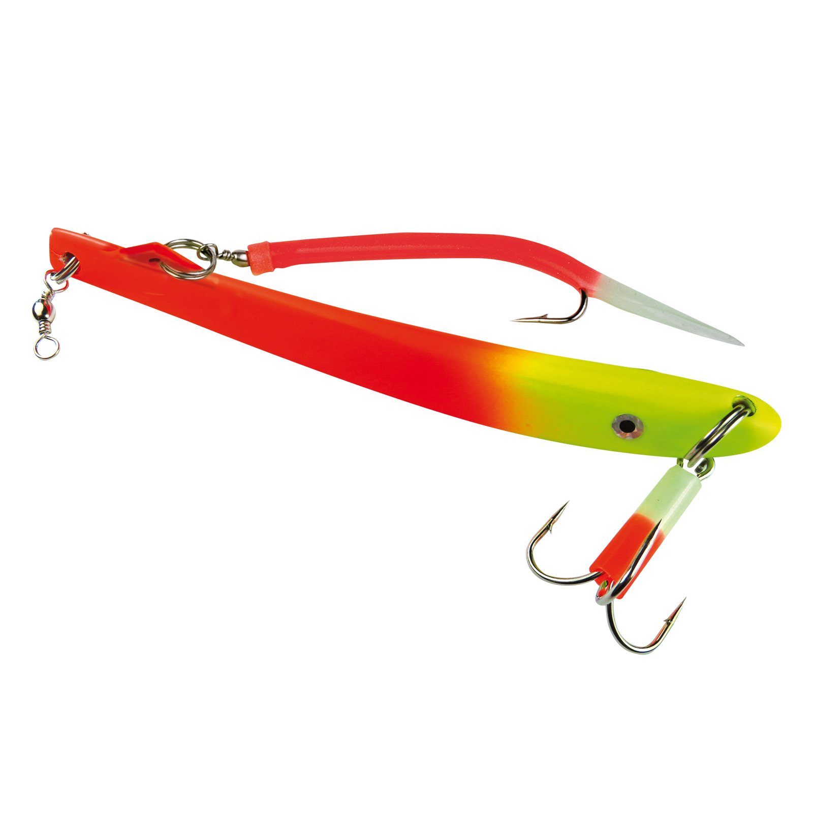 Behr Kunstköder, Behr Bananen Pilker mit Gummi-Makk 300g Fluo-Power