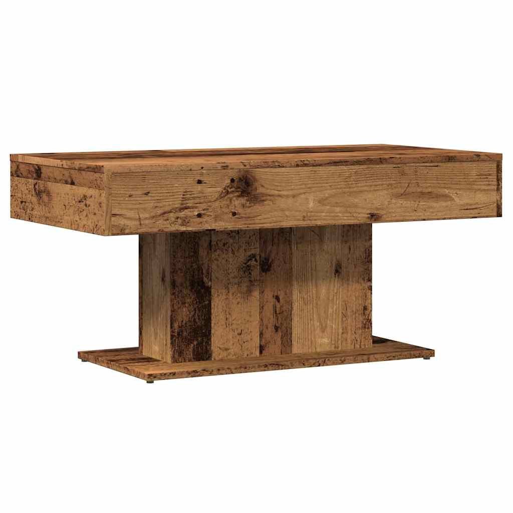 vidaXL Couchtisch Couchtisch Altholz-Optik 96 x 50 x 45 cm Holzwerkstoff (1-St)