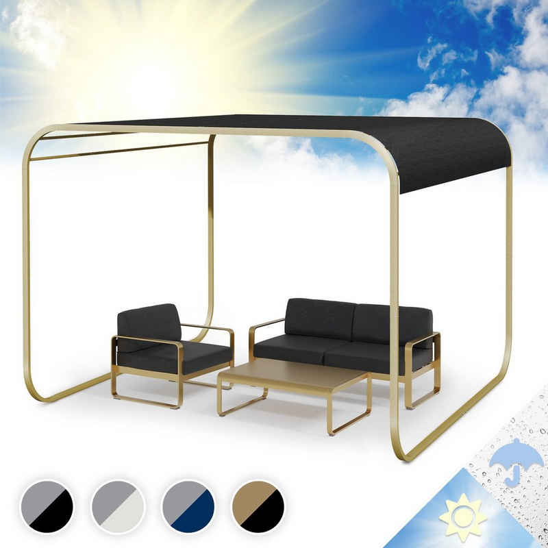 blumfeldt Pavillon Orleans, (Set, Set), Pergola Terassenüberdachung Gartenpavillon Sonnenschutz 300 x 300