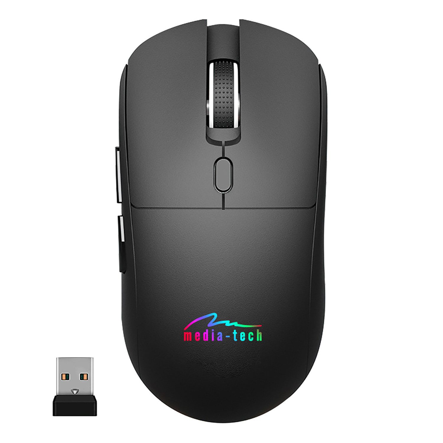 MEDIA-TECH MT1124 Kabellose 2-in-1 BT/RF Maus ohne Geräusche Maus (leise und aufladbar)