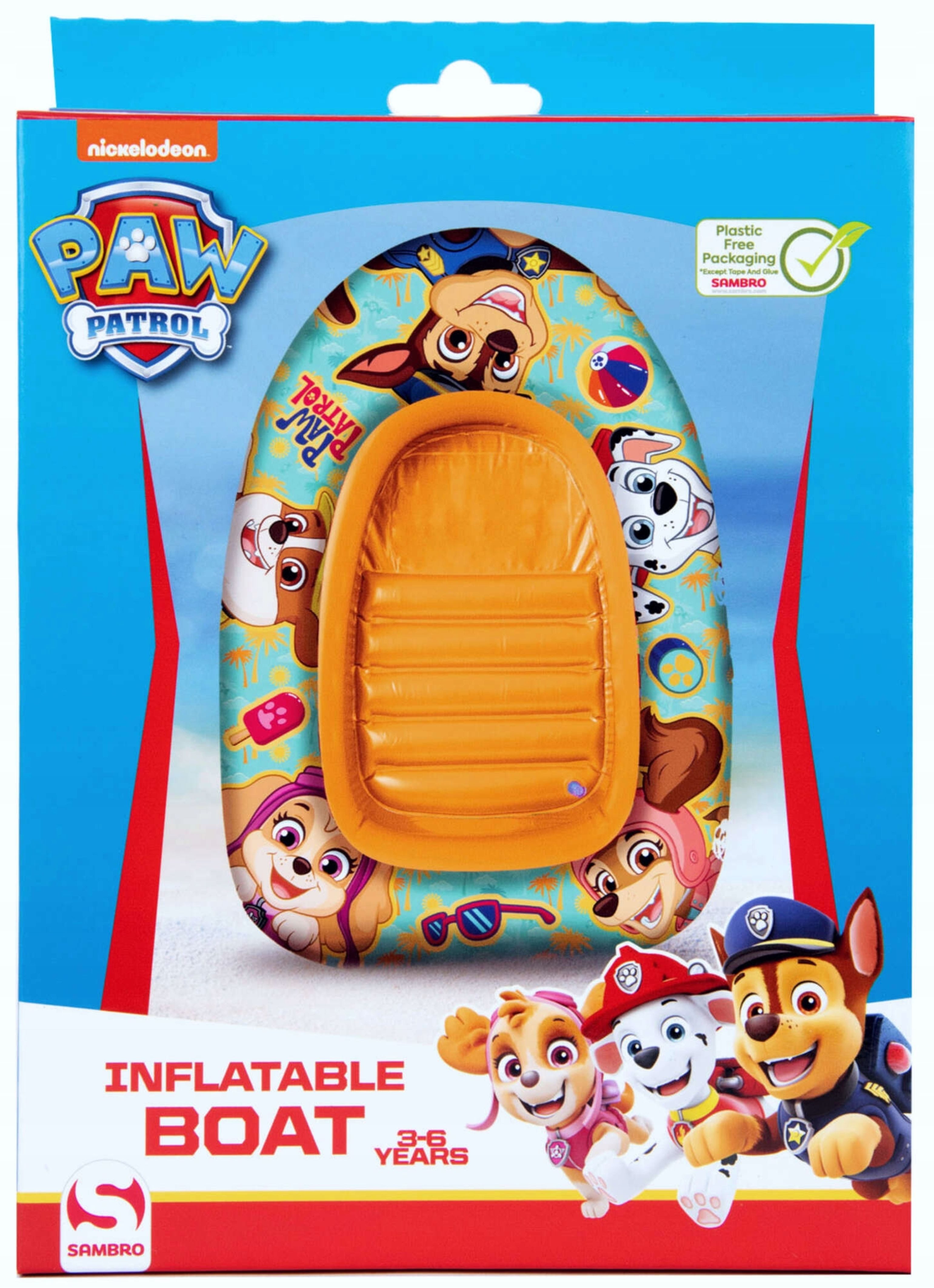 PAW PATROL Schwimmflügel PAW Patrol Schwimmset: Boot, Schwimmflügel, Ball, Schwimmring – 100 cm (4-tlg)