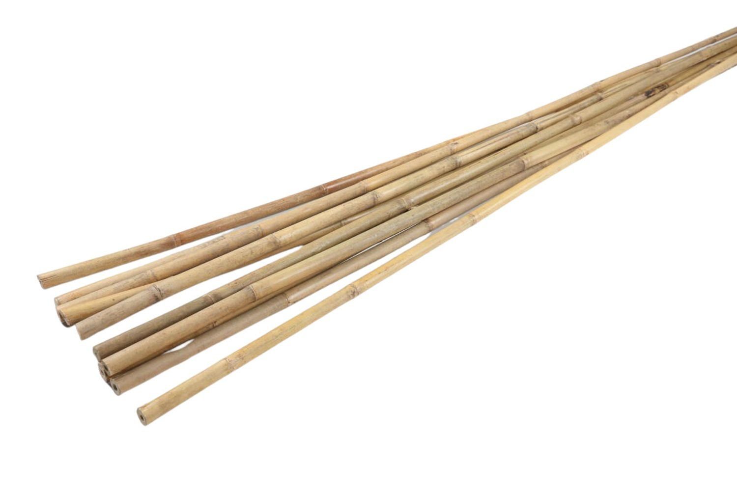 BURI Rankhilfe 10x Bambusstange Stäbe Stab Dekoration Haushalt Rankhilfe
