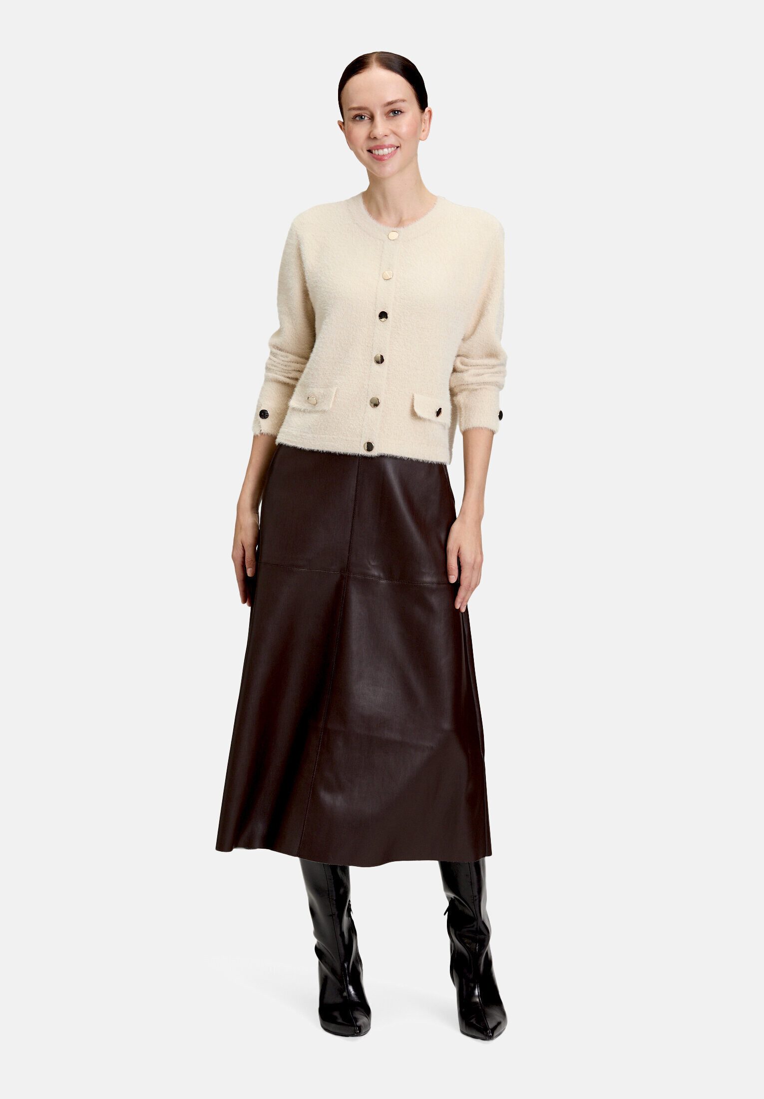 Betty Barclay Strickjacke Damen mit Knopfleiste (1-tlg)