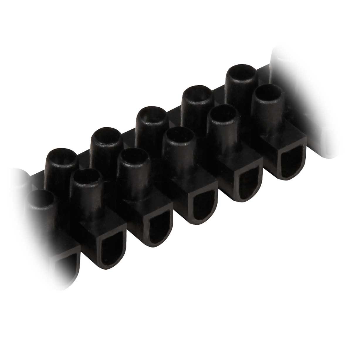 McPower Lüsterklemme Lüsterklemme sw 1 Leiste, 12 Klemmen, 2,5mm², 3A