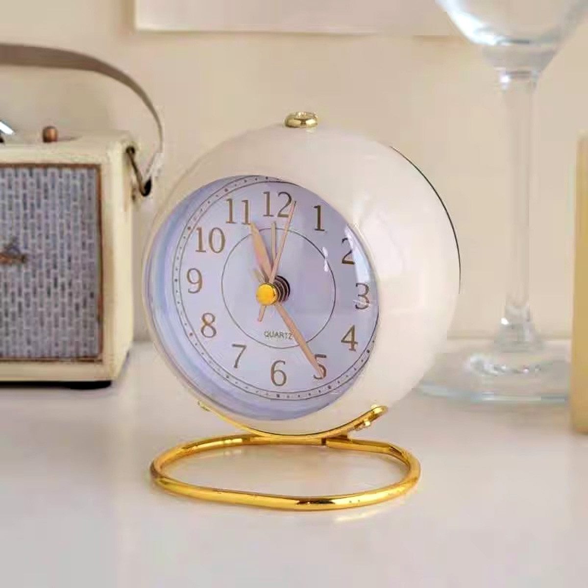 DOPWii Wecker Mini Wecker, lautlos, kugelförmig, 6,5*6,5 cm*H10cm günstig online kaufen