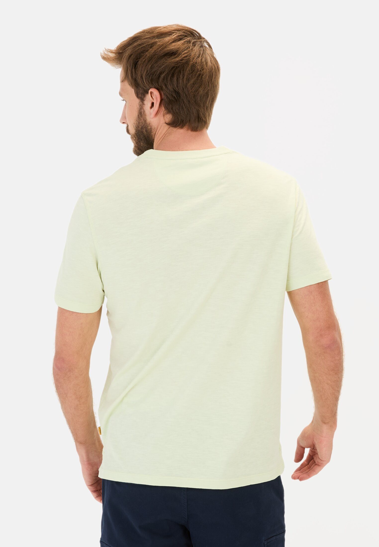 camel active Henleyshirt aus Organic Cotton Kurzarm Henley günstig online kaufen