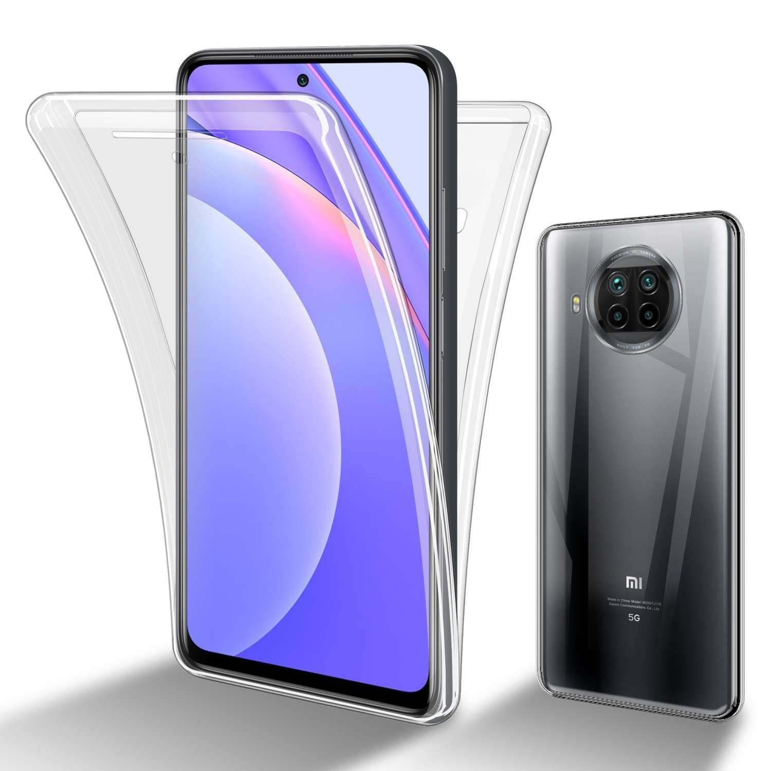 Cadorabo Handyhülle für Xiaomi Mi 10T LITE Hülle Xiaomi Mi 10T LITE, Flexible Case Handy Schutzhülle - Hülle - Back Cover 360° Grad