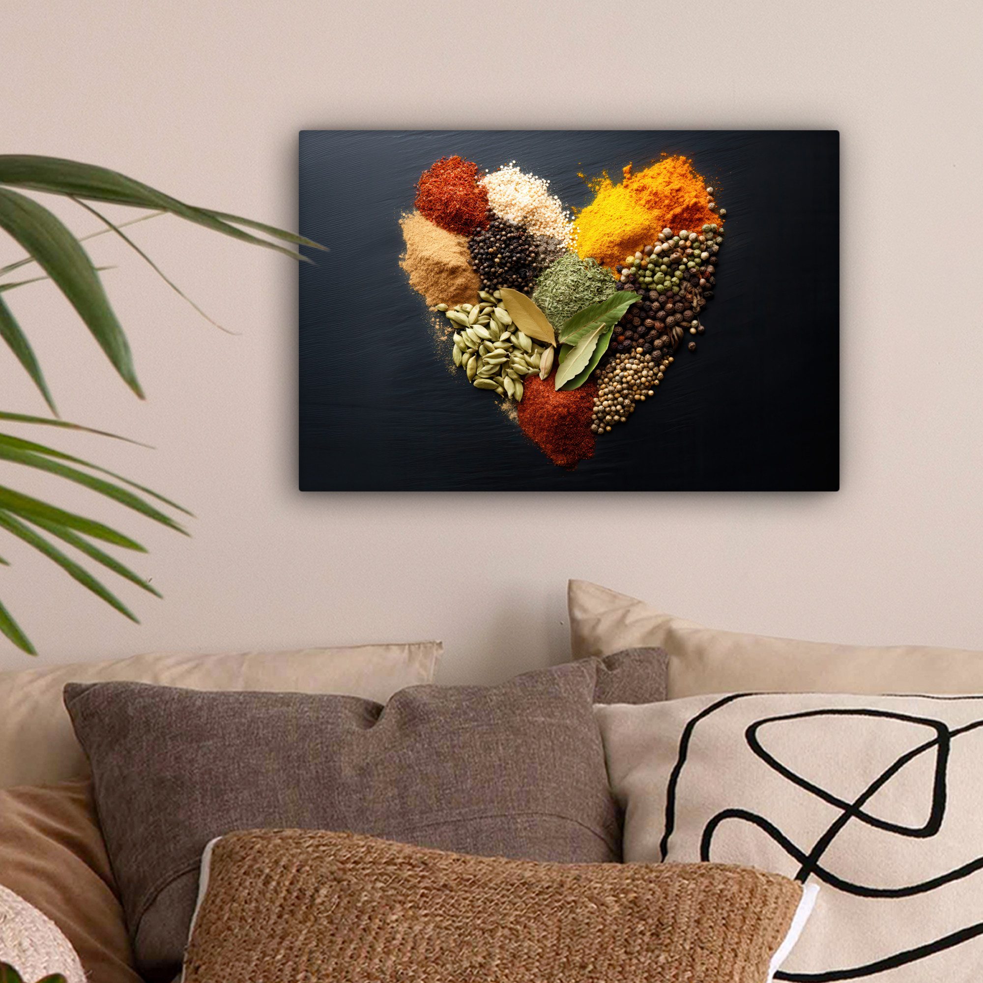 OneMillionCanvasses® Leinwandbild Gewürze - Mischung - günstig online kaufen