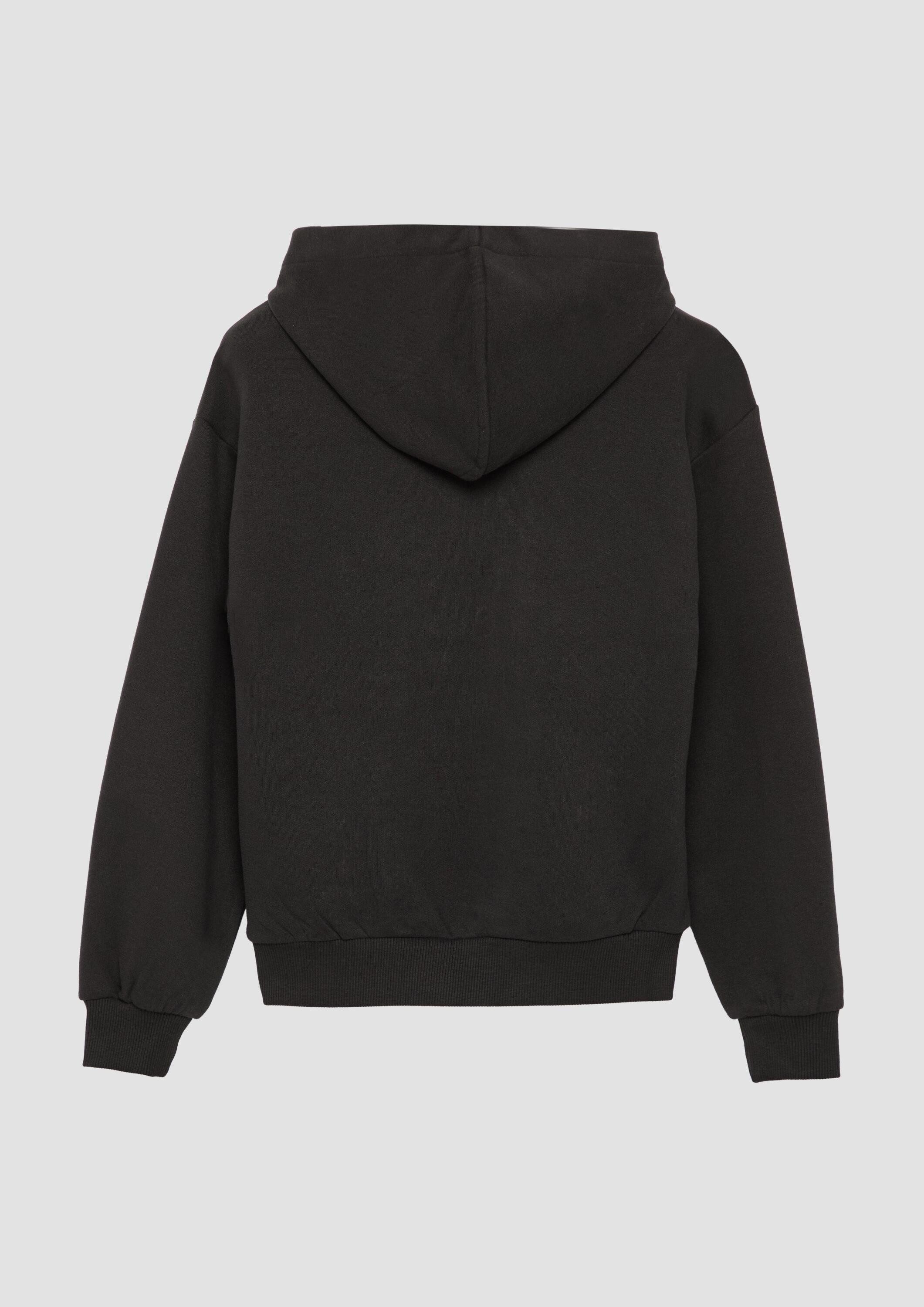 s.Oliver Sweatshirt Sweatshirt Wärmender Hoodie mit Metallic-Print günstig online kaufen