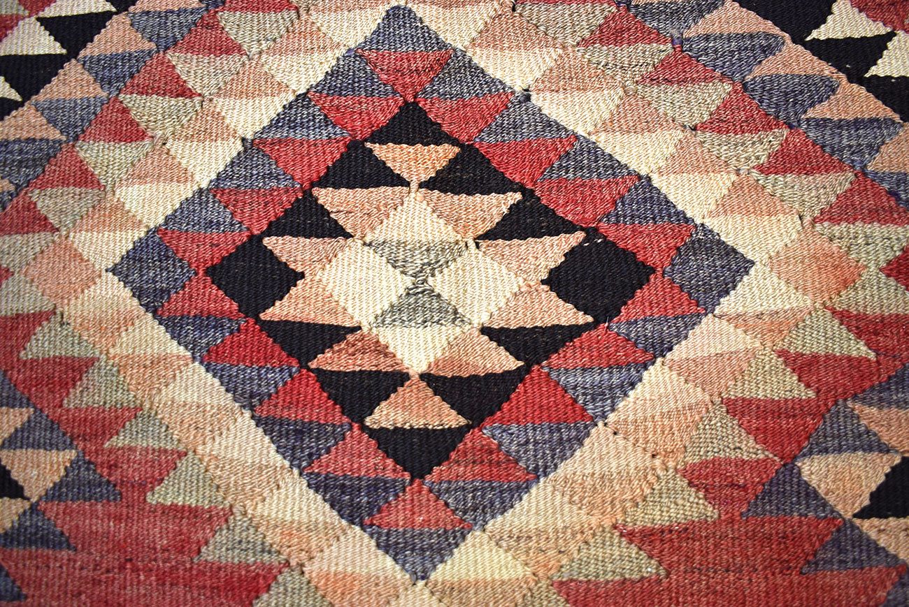 KUHFELL online & NOMAD Orientteppich Vintage Kelim kurdischer Nomaden Teppich Läufer 525 x 165 cm Unikat