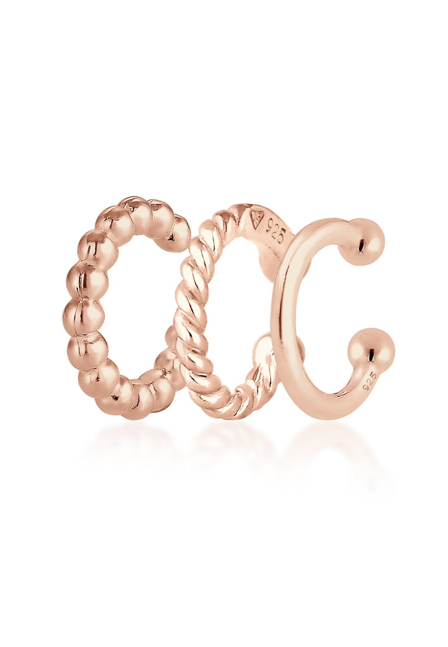 Elli Single-Ohrhaken Ohrklemme Ear Cuff 3er günstig online kaufen