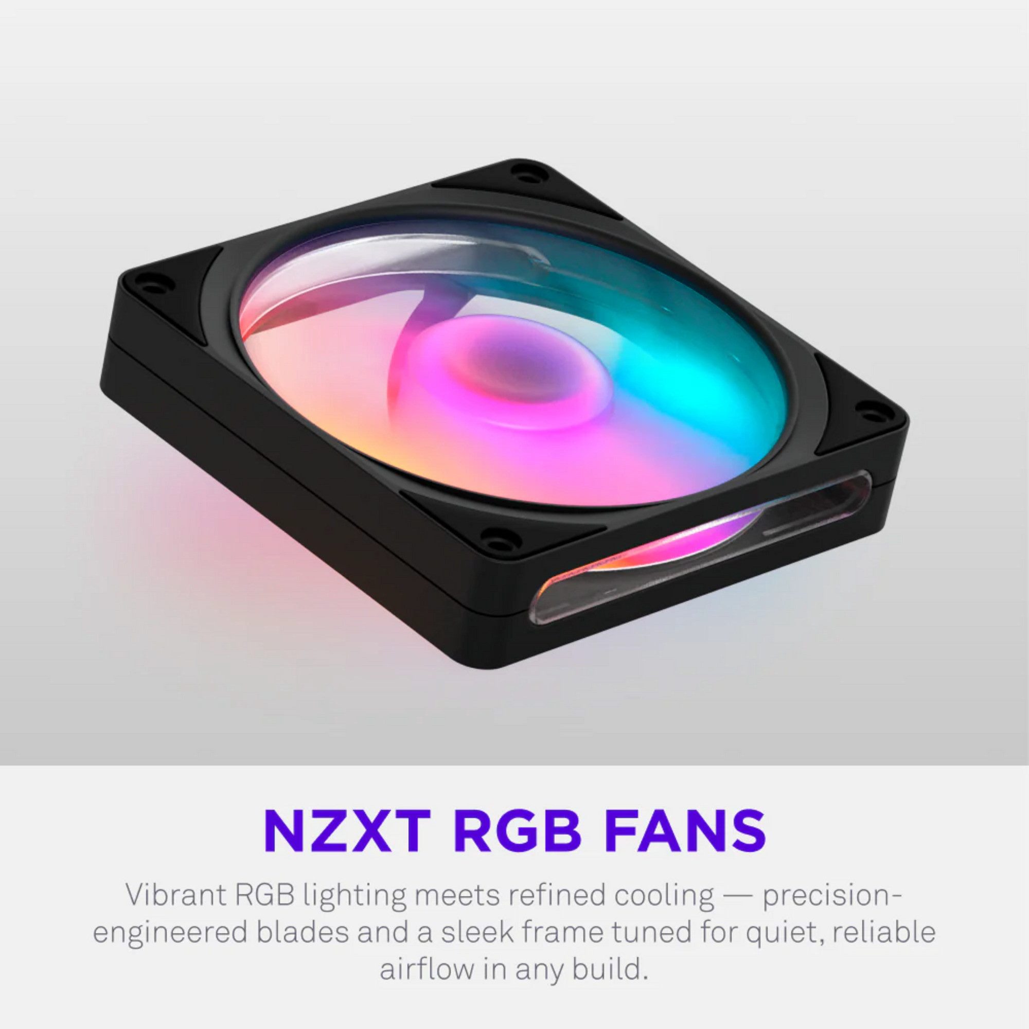 NZXT Gehäuselüfter NZXT F120 RGB, Gehäuselüfter