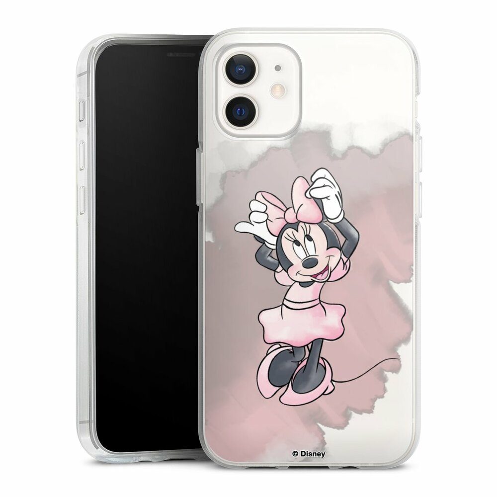 DeinDesign Handyhülle Mickey & Minnie Mouse Disney Motiv ohne Hintergrund, Apple iPhone 12 Silikon Hülle Bumper Case Handy Schutzhülle