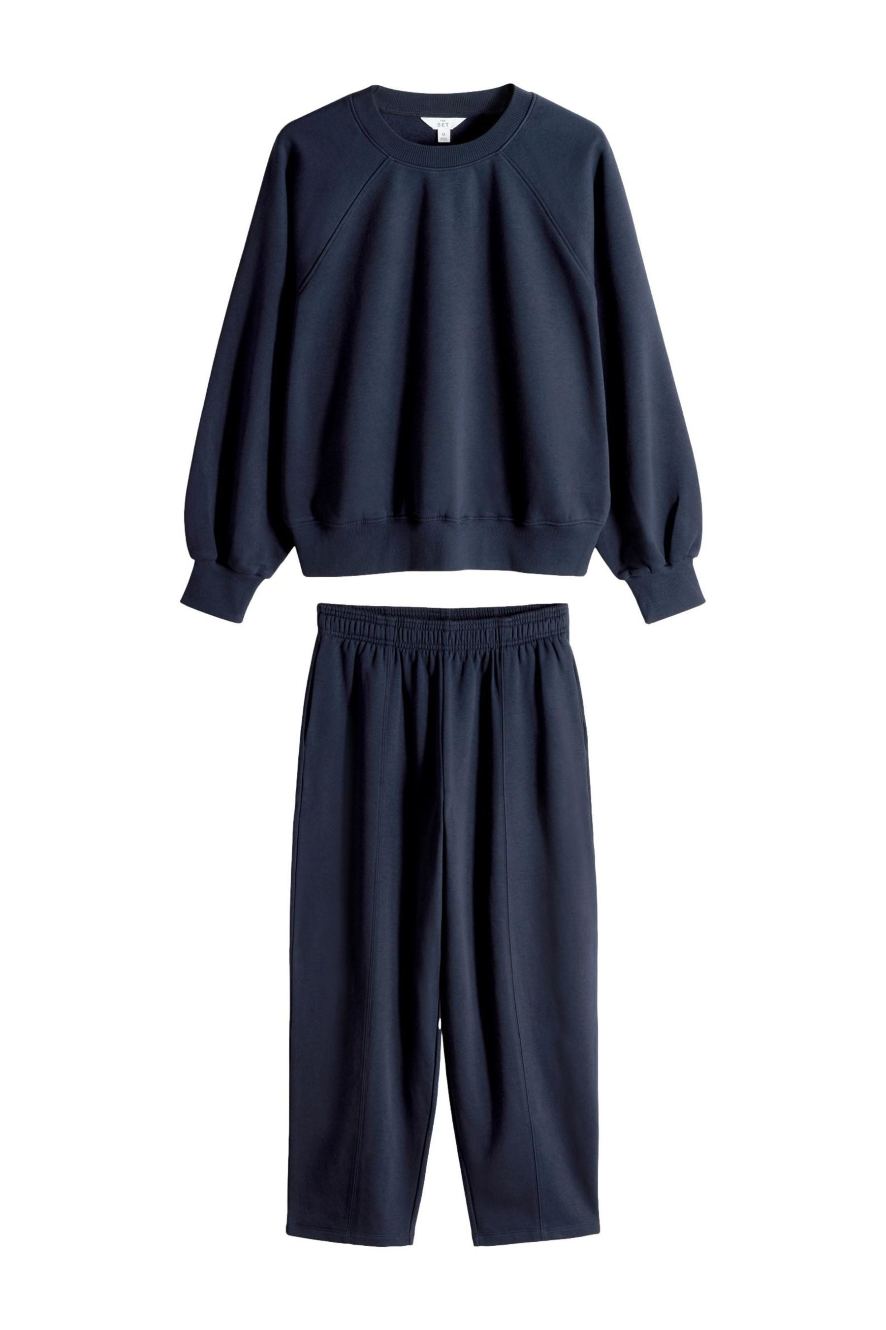 The Set Sweatanzug The Set Oberteil und Karotten-Jogginghose, Set (2-tlg) günstig online kaufen