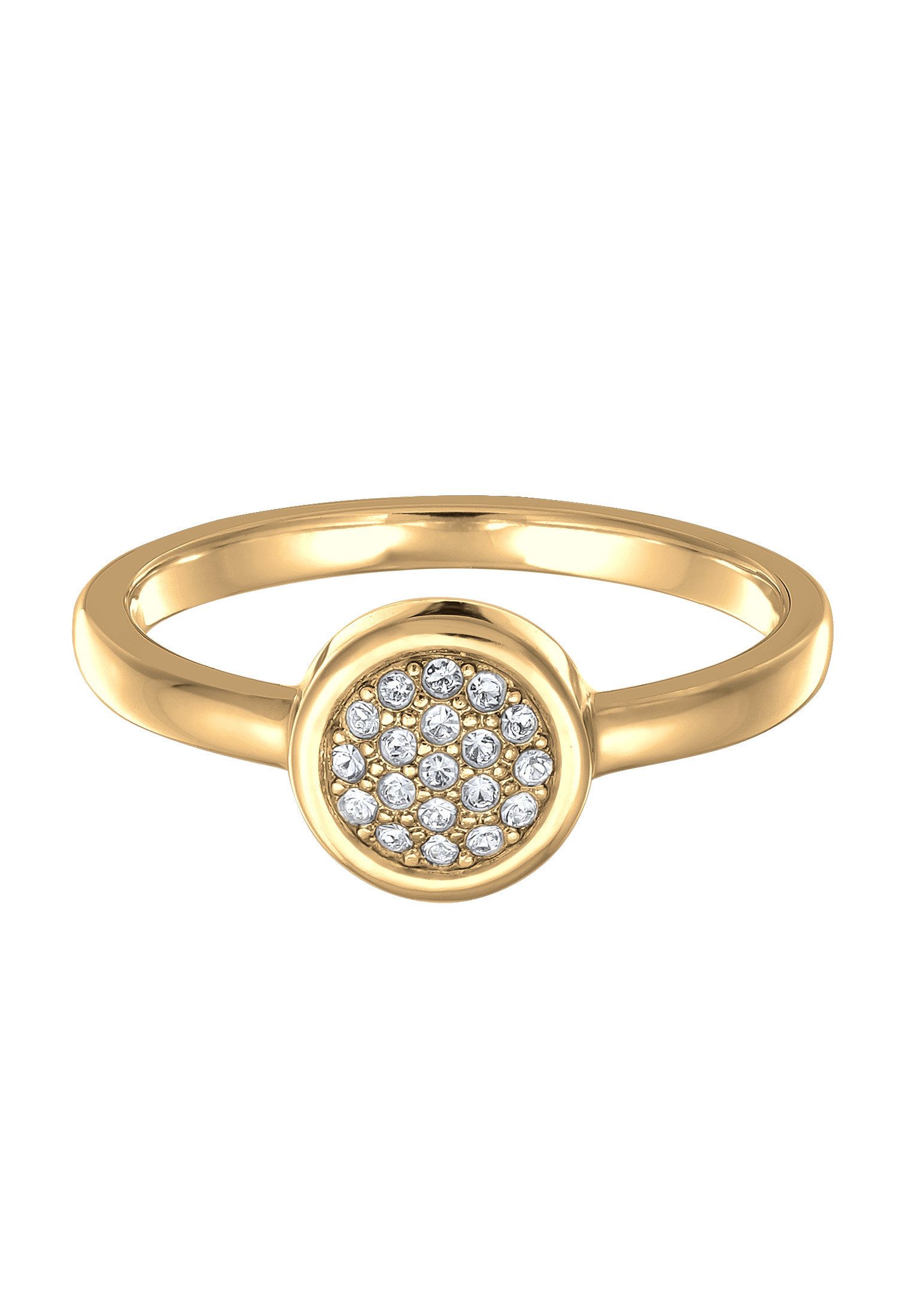 Elli Ring-Set Kristalle Elegant Solitäre Silberfarben günstig online kaufen