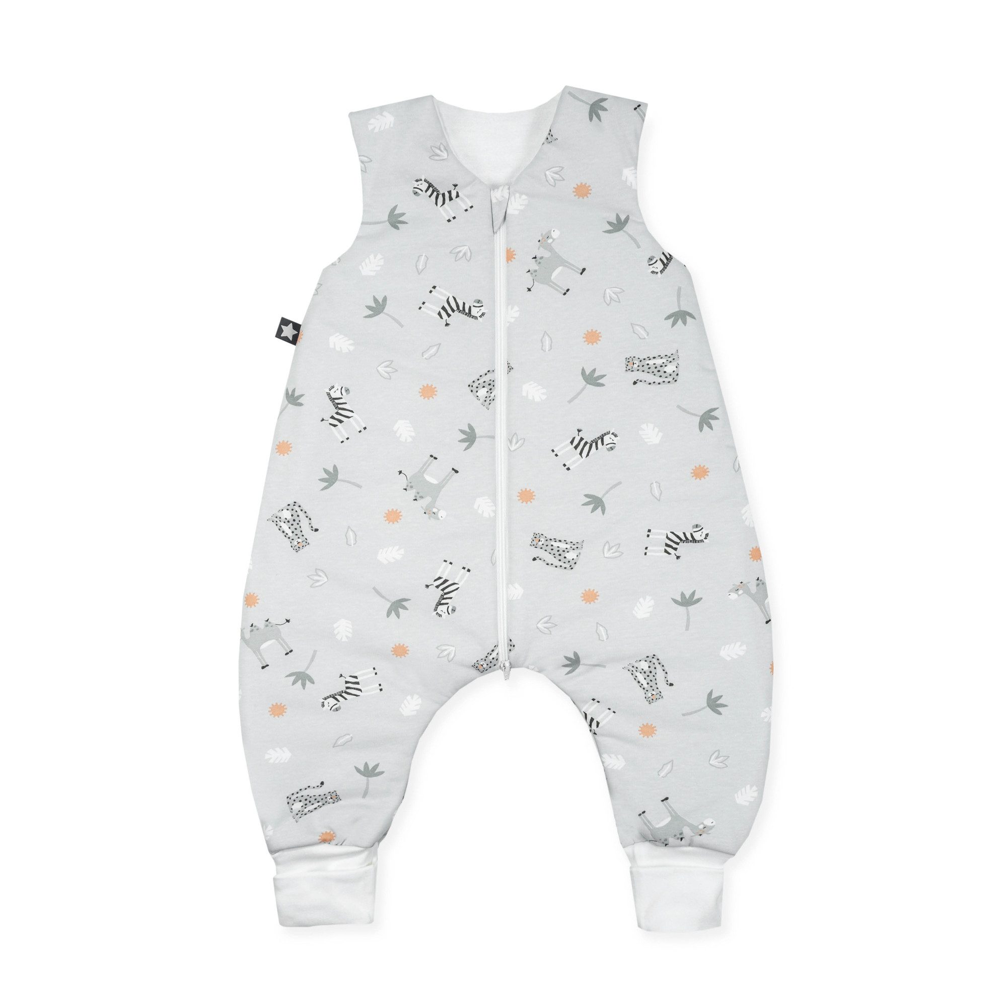 Babyschlafsack Savanne grau Jumper Jersey 104