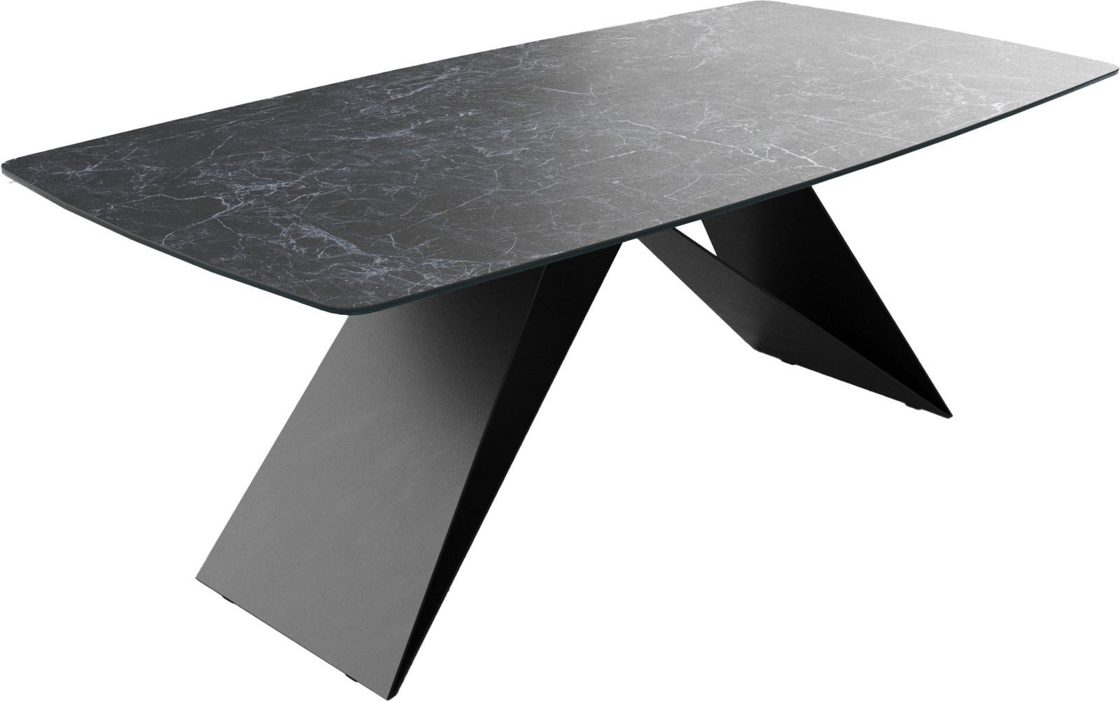 DELIFE Esstisch Edge, Bootsform Keramik Laminam® günstig online kaufen