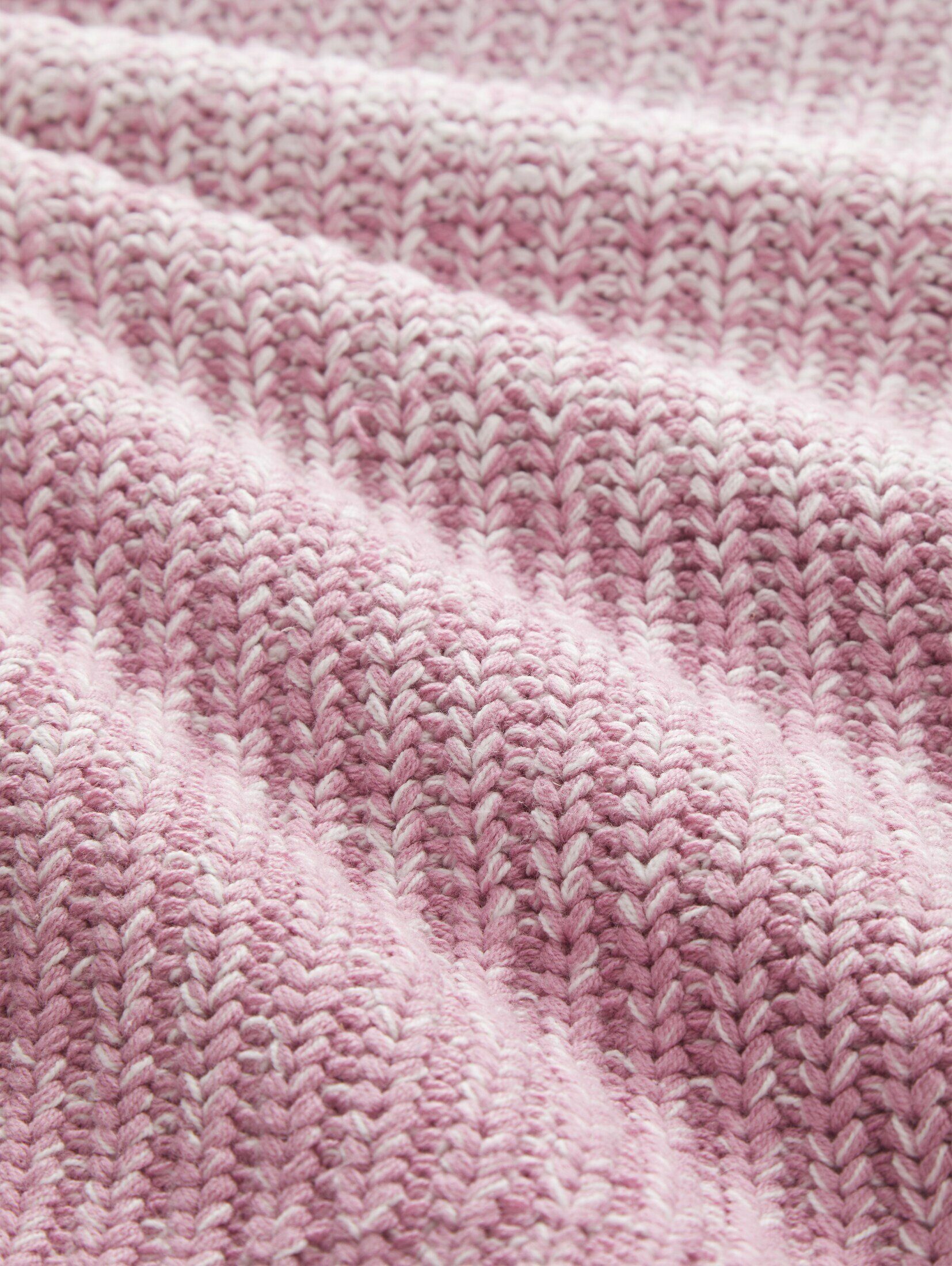 TOM TAILOR Strickpullover Strickpullover mit vanda dusty Farbverlauf gradient knitted