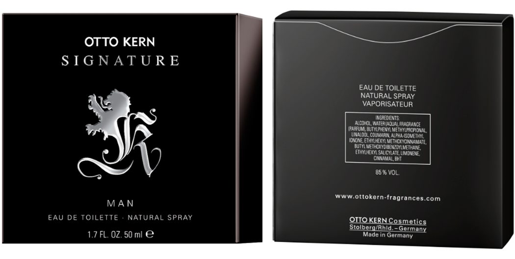 Otto Kern Eau de Toilette Signature Man, 1-tlg., mit einer energetischen Kopfnote