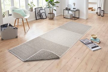 Läufer Borneo, NORTHRUGS, rechteckig, Höhe: 5 mm, In- und Outdoor geeignet, Wendbar