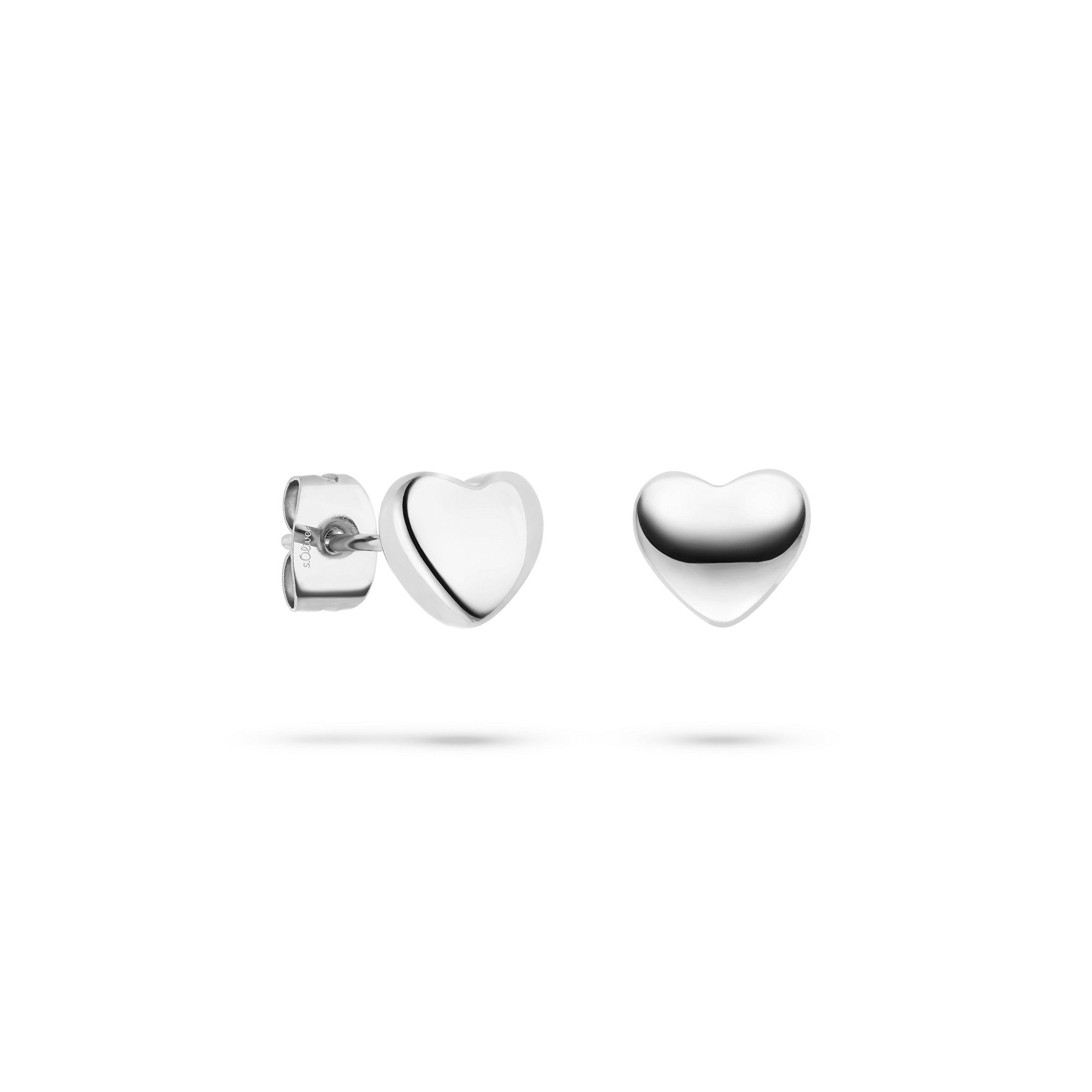 s.Oliver Paar Ohrstecker Tiny Hearts, Herz