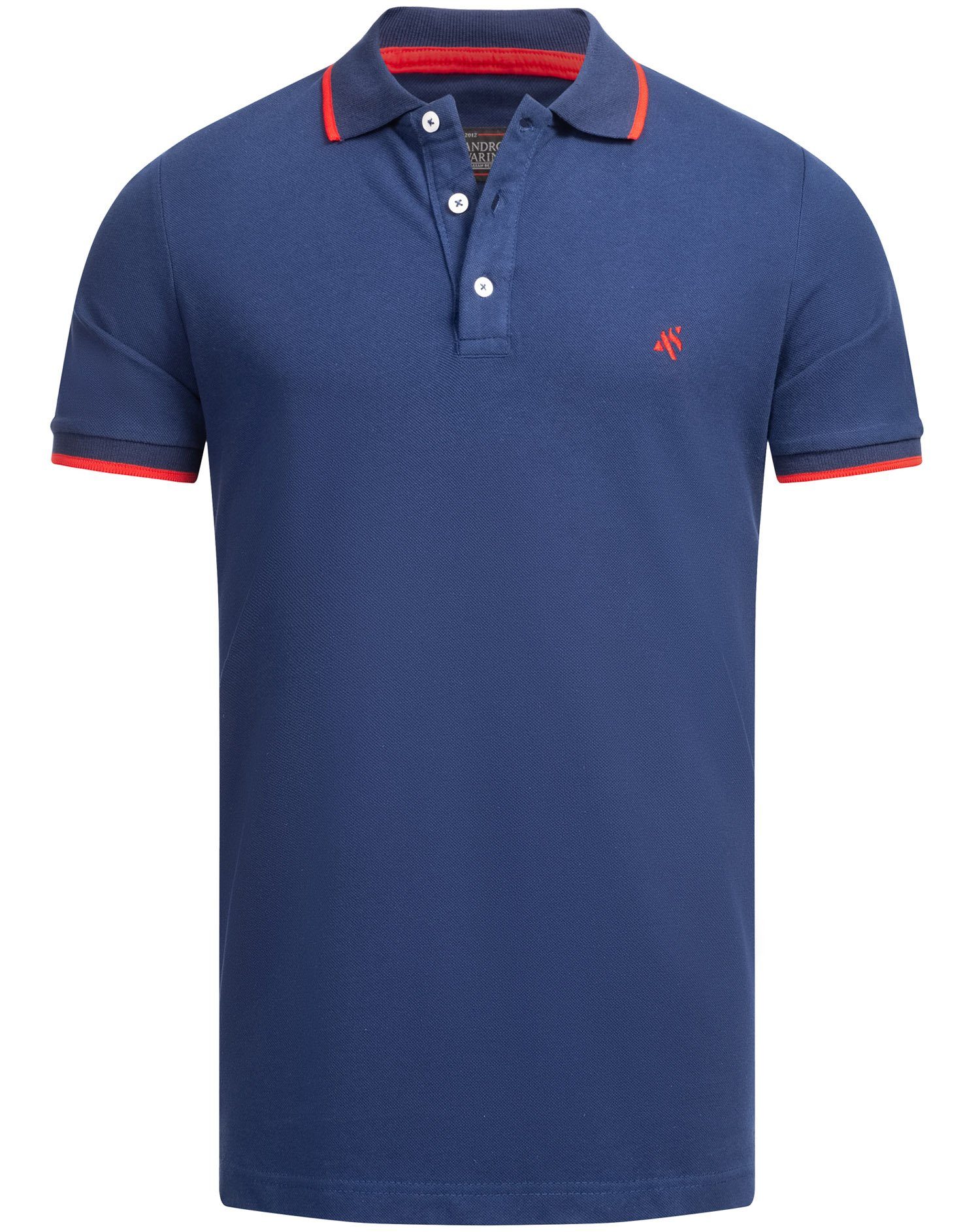 Alessandro Salvarini Poloshirt A. Salvarini Herren Polo Shirts AS316 mit ge günstig online kaufen