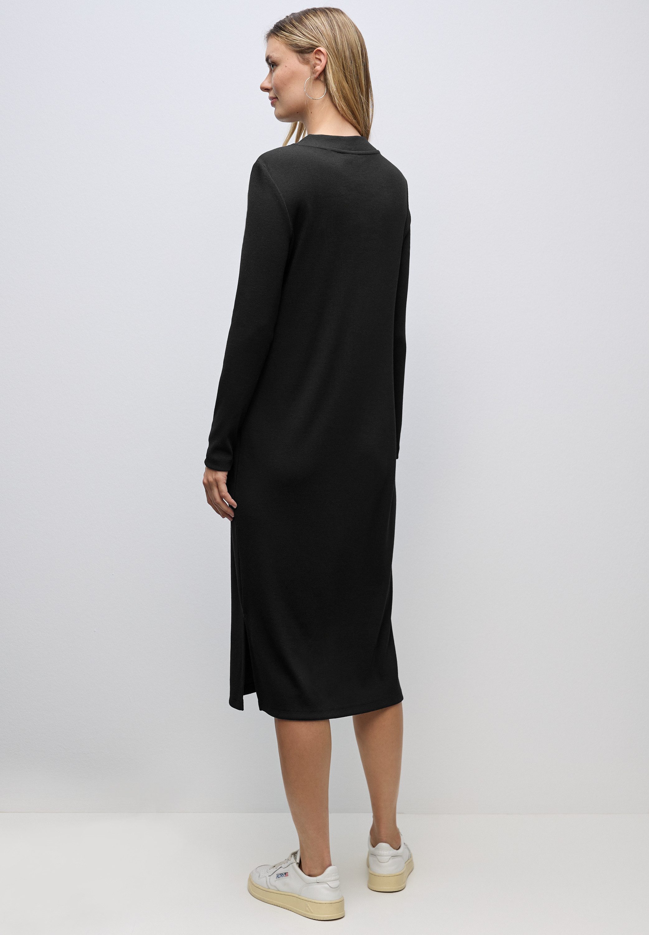 STREET ONE Midikleid in Unifarbe günstig online kaufen