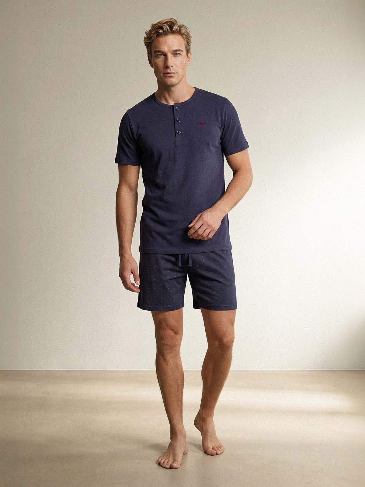 Shorty Pyjama Set Kurz - Robin Nightwear