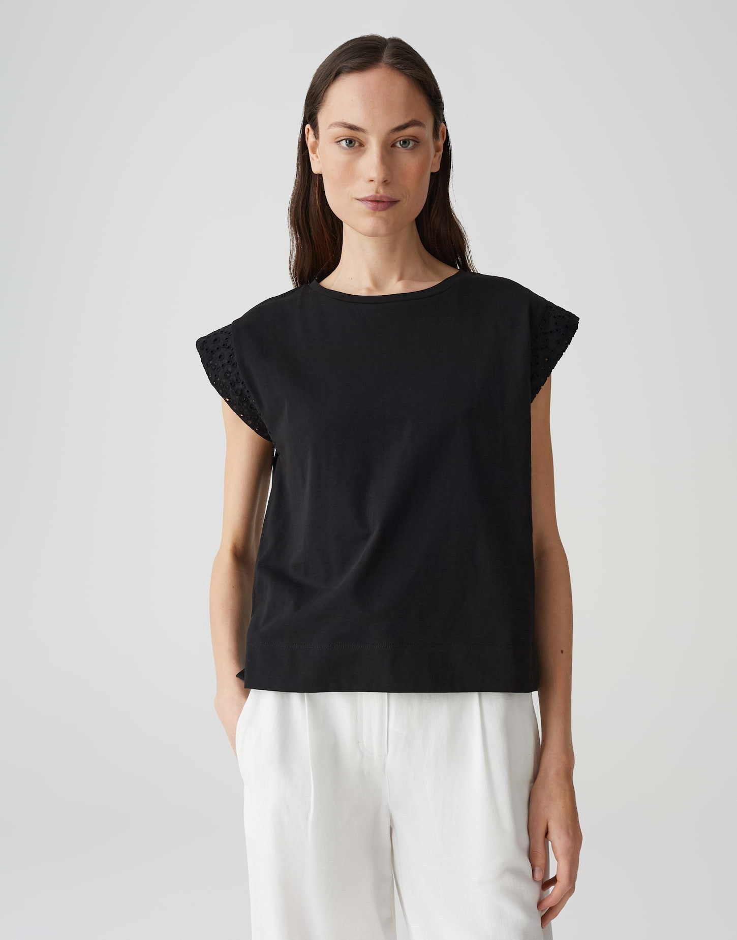 OPUS Kurzarmshirt SALLSO Regular mit dekorativer günstig online kaufen