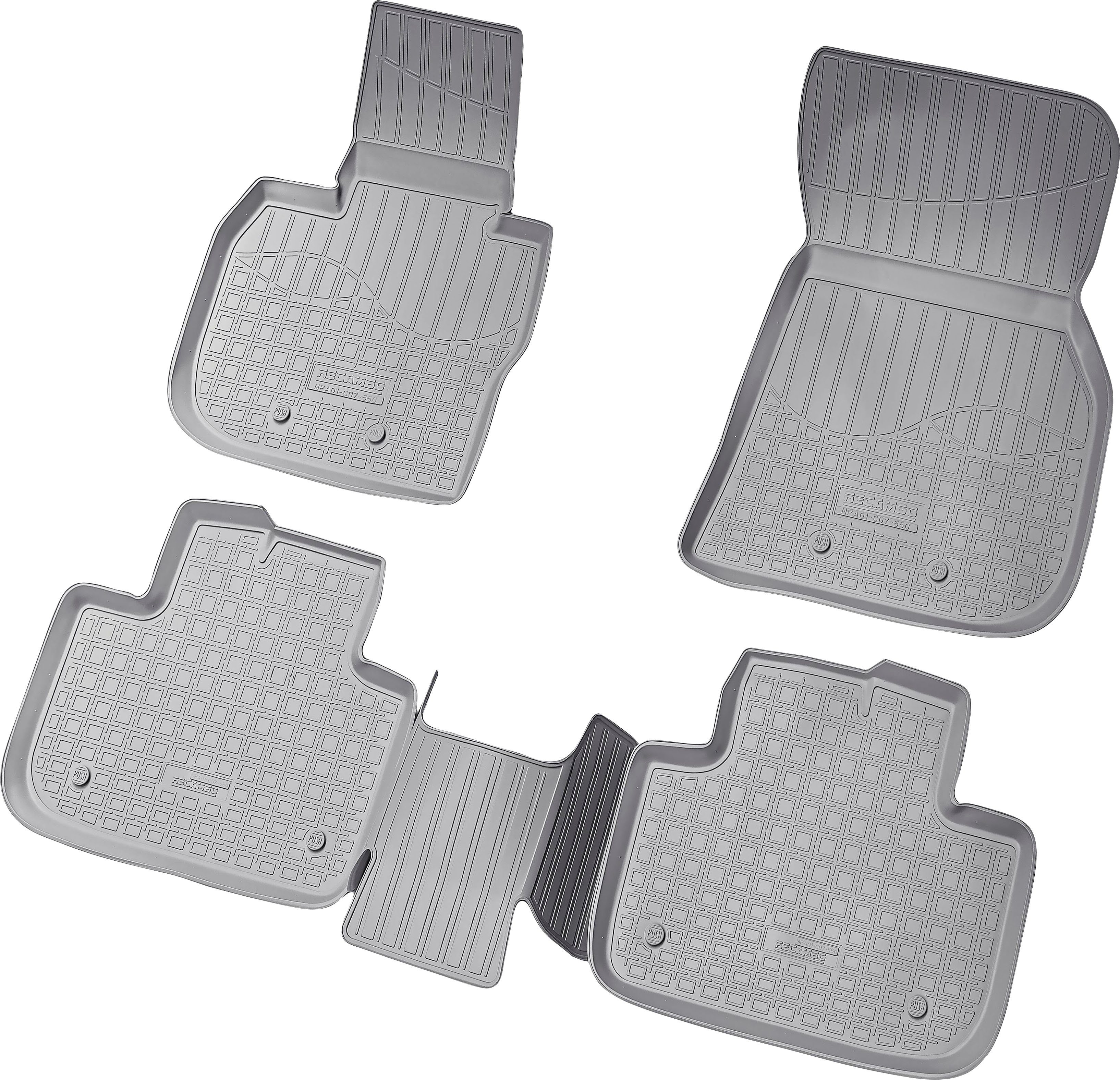 RECAMBO Passform-Fußmatten CustomComforts (4 St), für BMW X3, G01 F97 ab 2017, perfekte Passform | Automatten