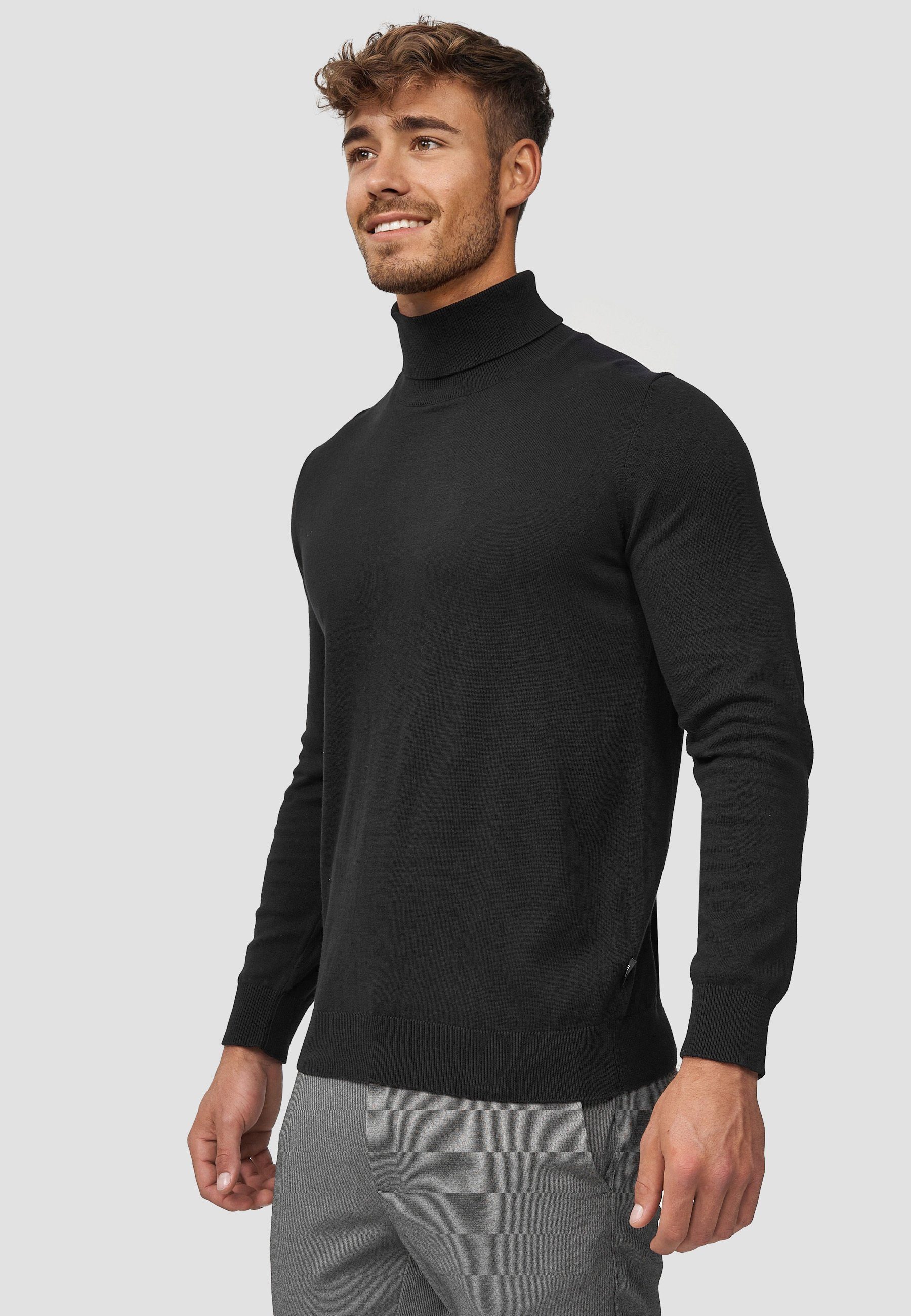 Indicode Rollkragenpullover Herren Eldo Strickpullover Herrenpullover