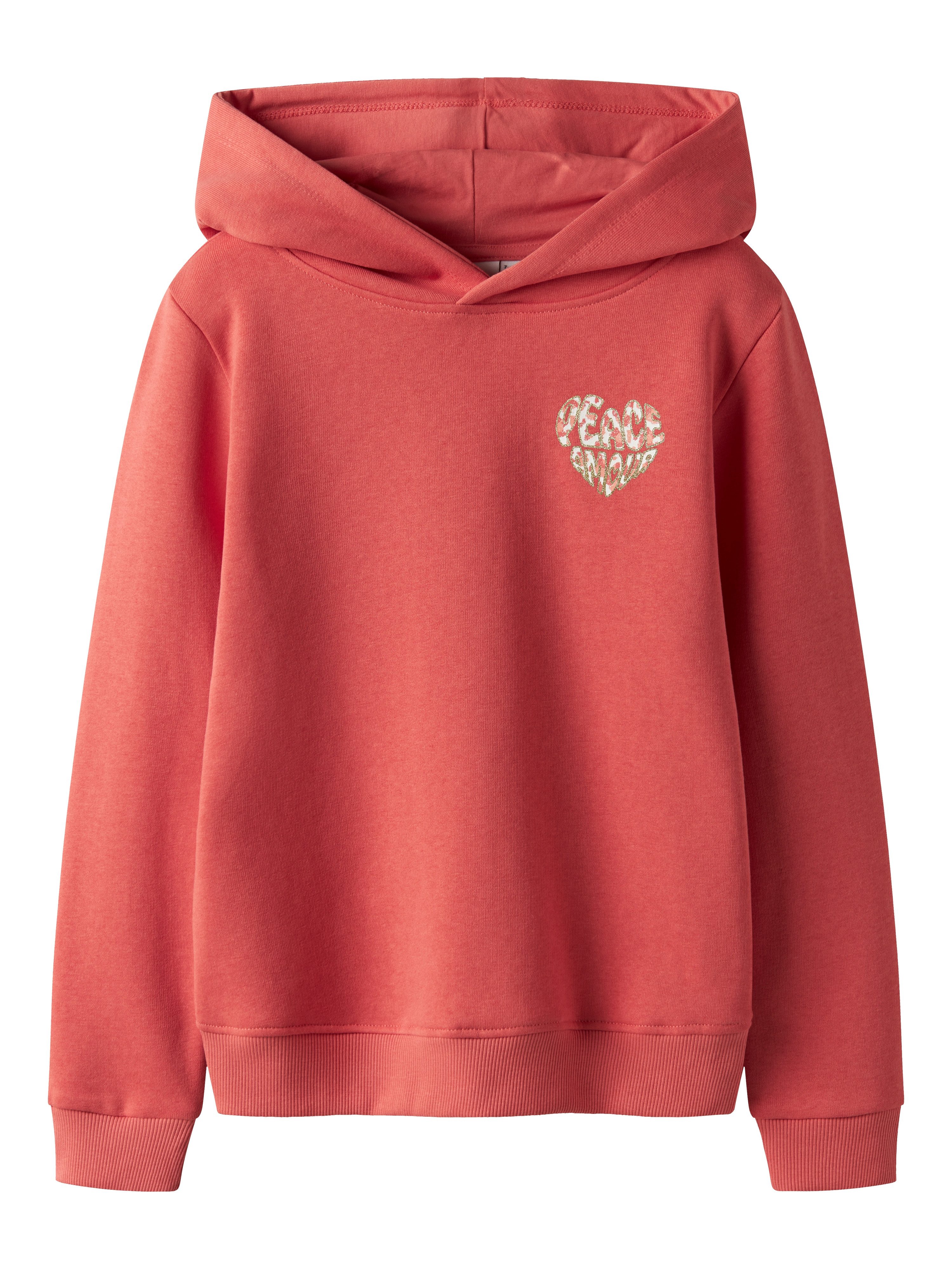 Kapuzensweatshirt NKFBIANA LS SWE WH BRU BOX PS