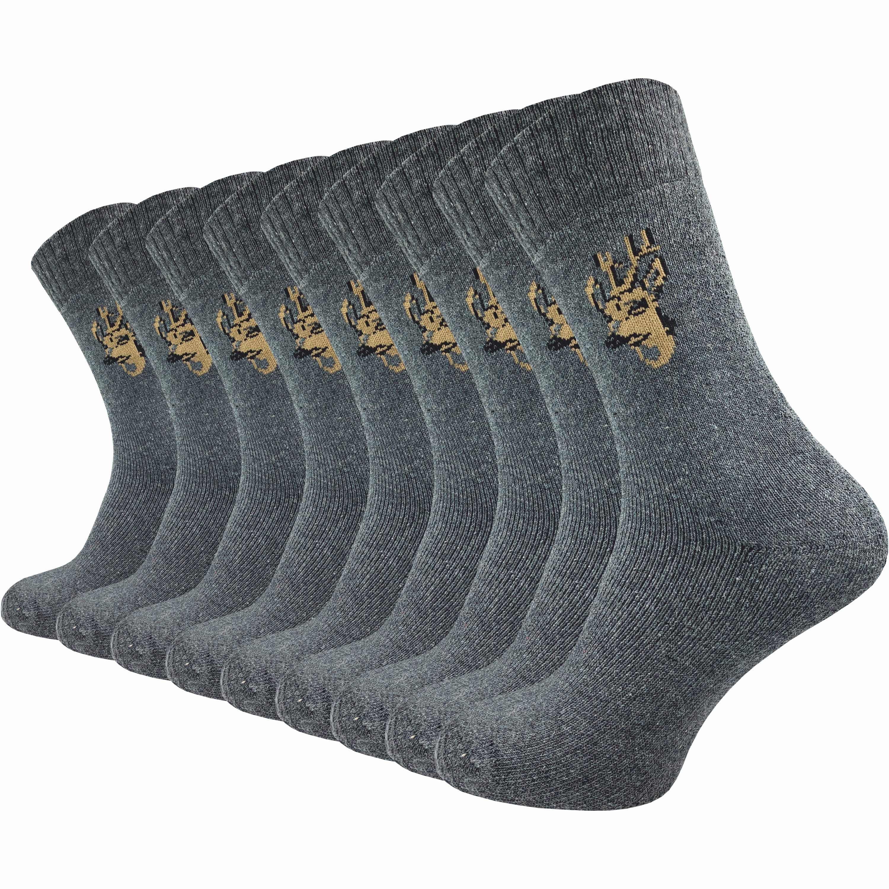GAWILO Freizeitsocken für Herren - warme Socken für Jäger - Armysocken uni günstig online kaufen