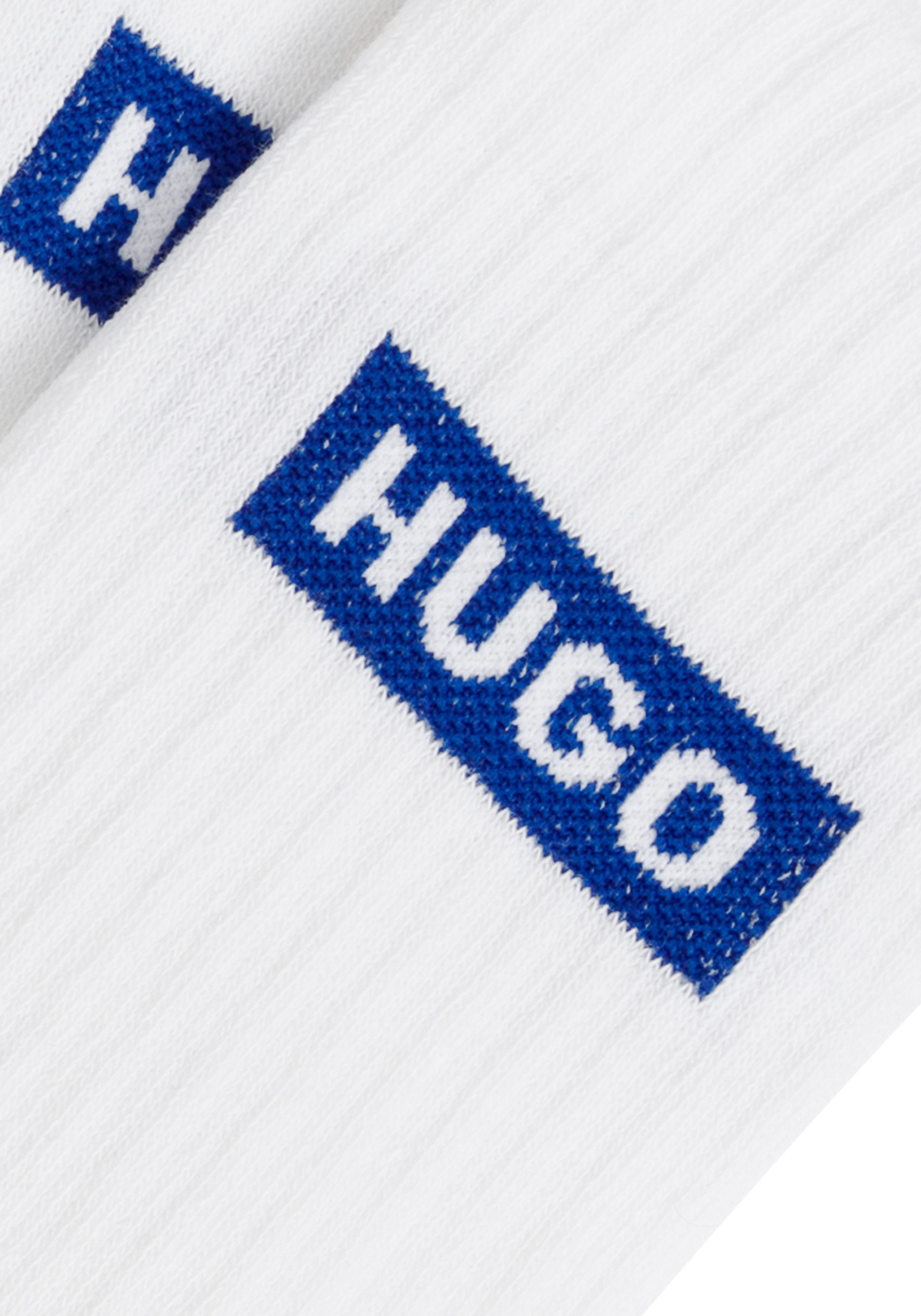 HUGO Socken 3P QS BLUE LOGO CC (3-Paar) Unisex Sportsocken